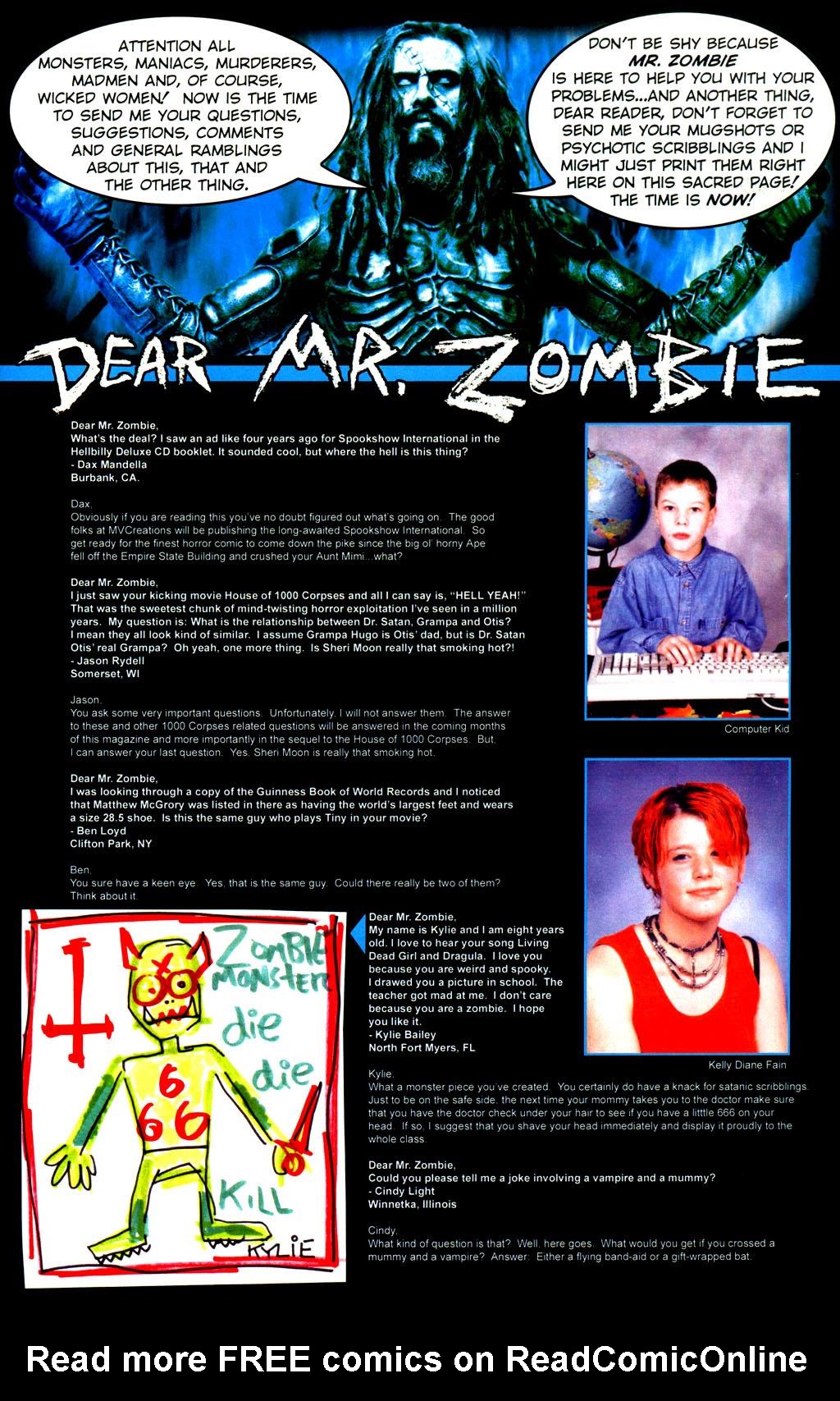 Read online Rob Zombie's Spookshow International comic -  Issue #1 - 32