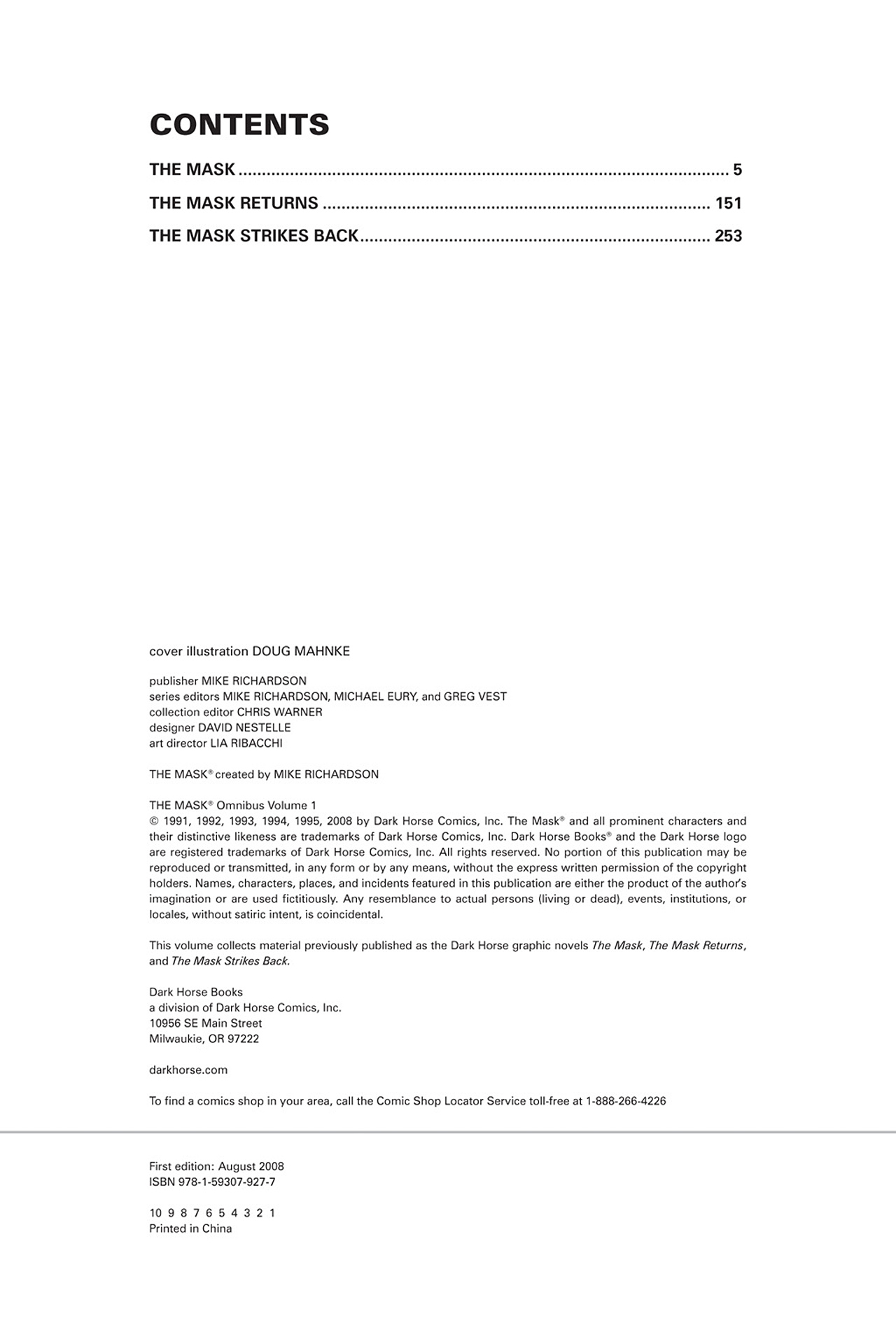 Read online The Mask Omnibus comic -  Issue # _TPB 1 - 4