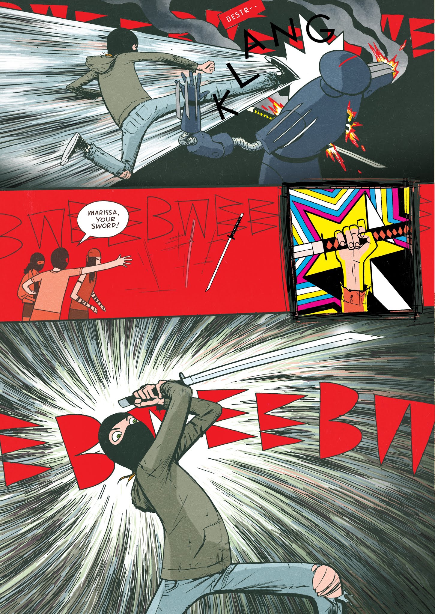 Read online Street Angel vs Ninjatech comic -  Issue # TPB - 29