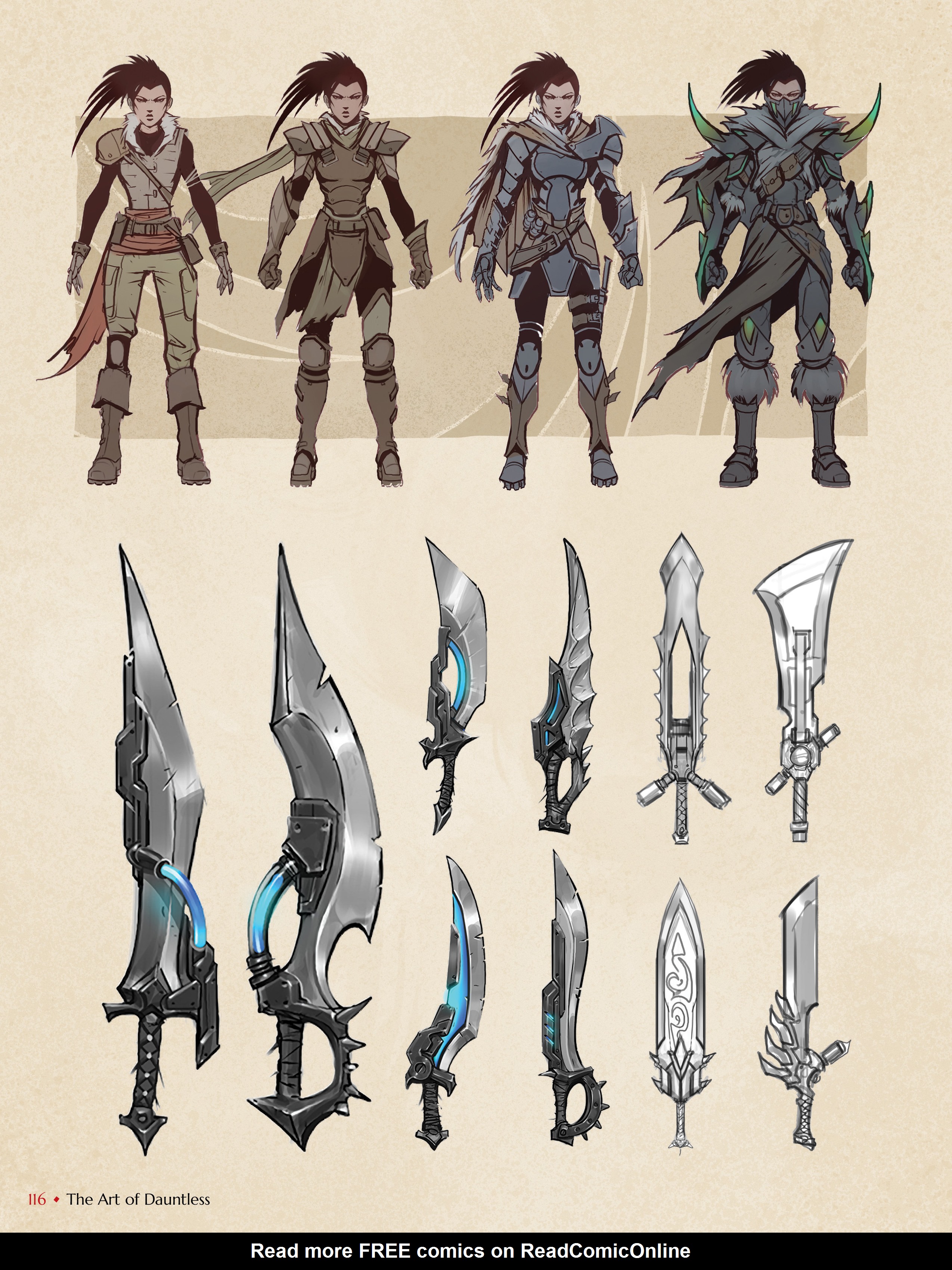 Read online The Art of Dauntless comic -  Issue # TPB - 98