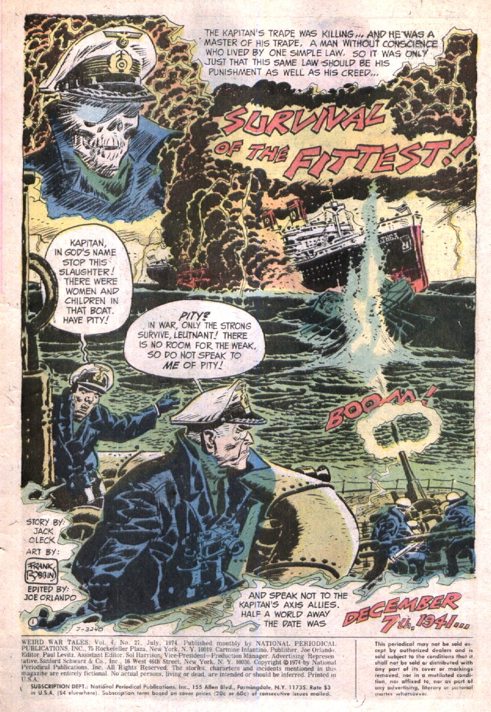 Read online Weird War Tales (1971) comic -  Issue #27 - 3