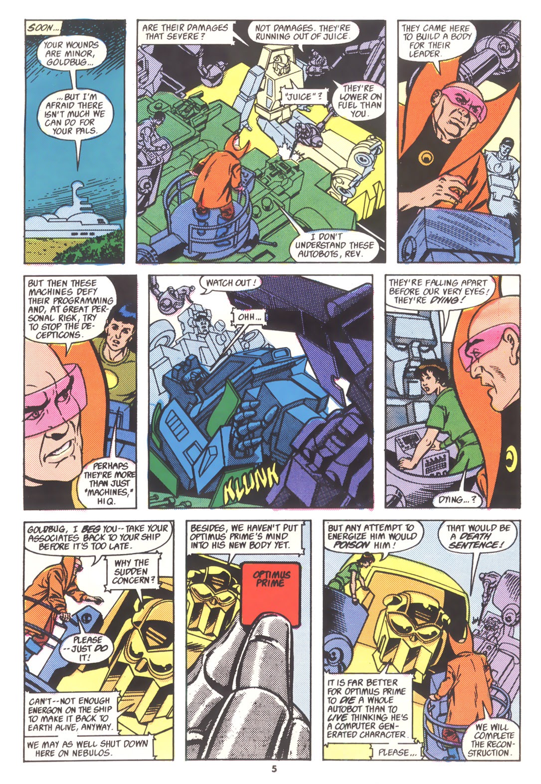 Read online The Transformers (UK) comic -  Issue #177 - 5