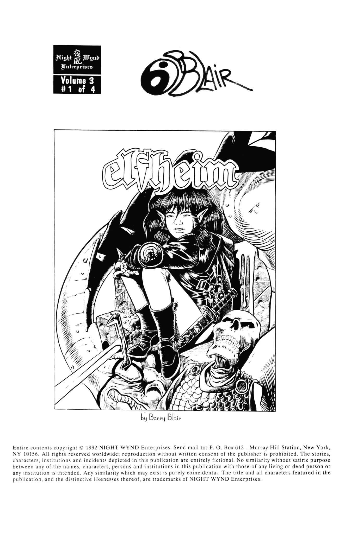 Read online Elfheim (1992) comic -  Issue #1 - 2