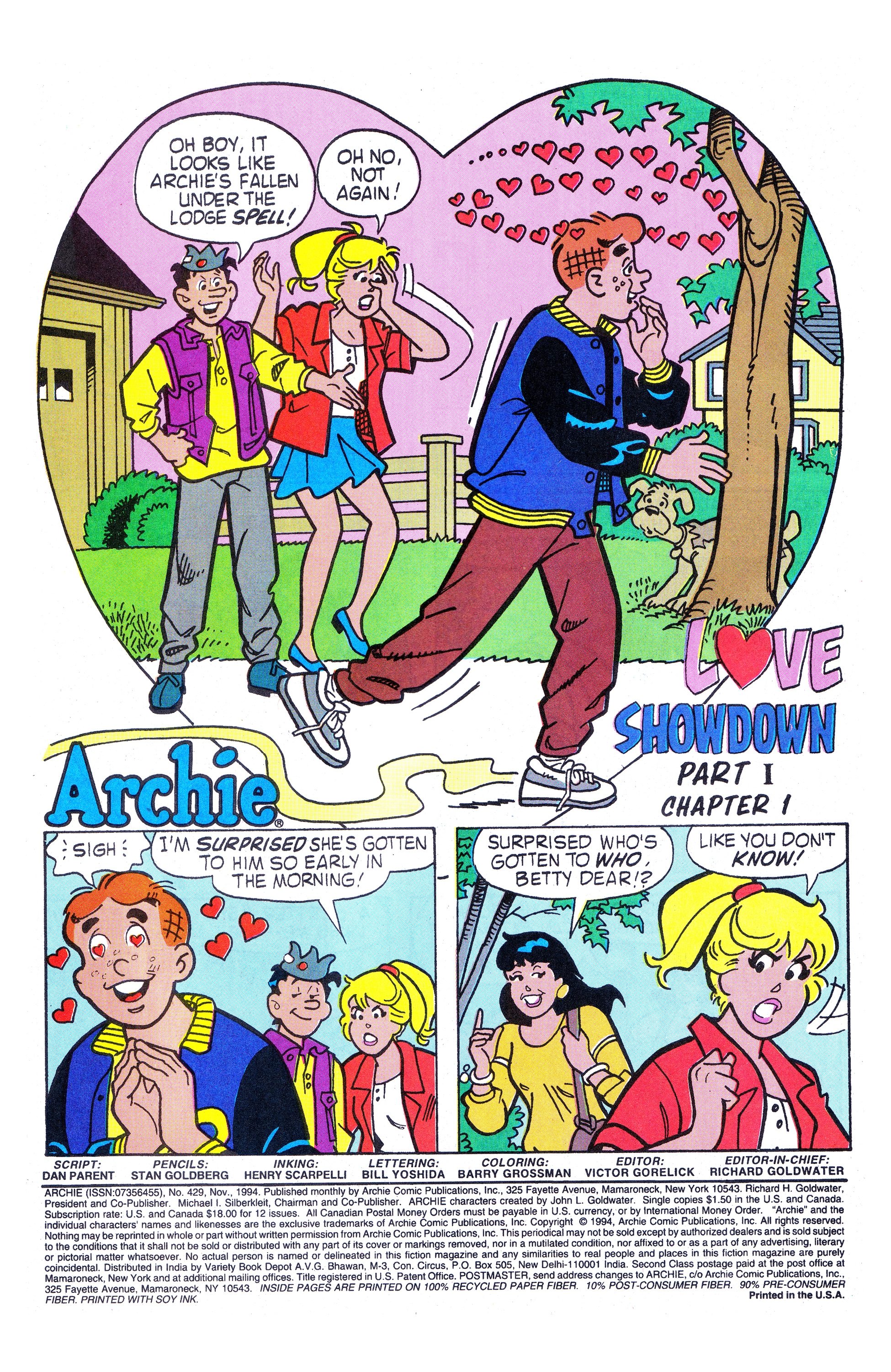 Read online Archie (1960) comic -  Issue #429 - 2