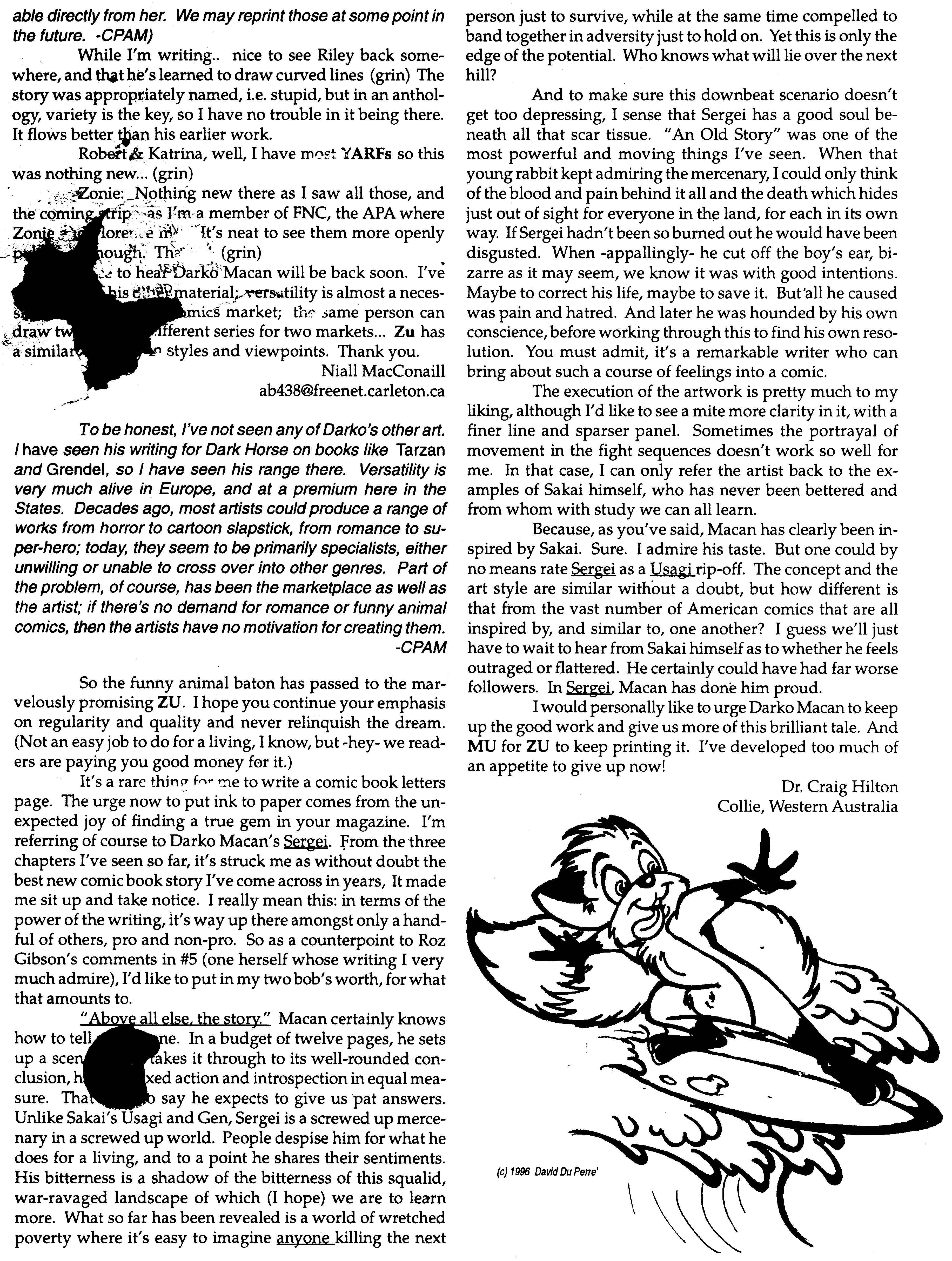 Read online ZU (1995) comic -  Issue #8 - 27