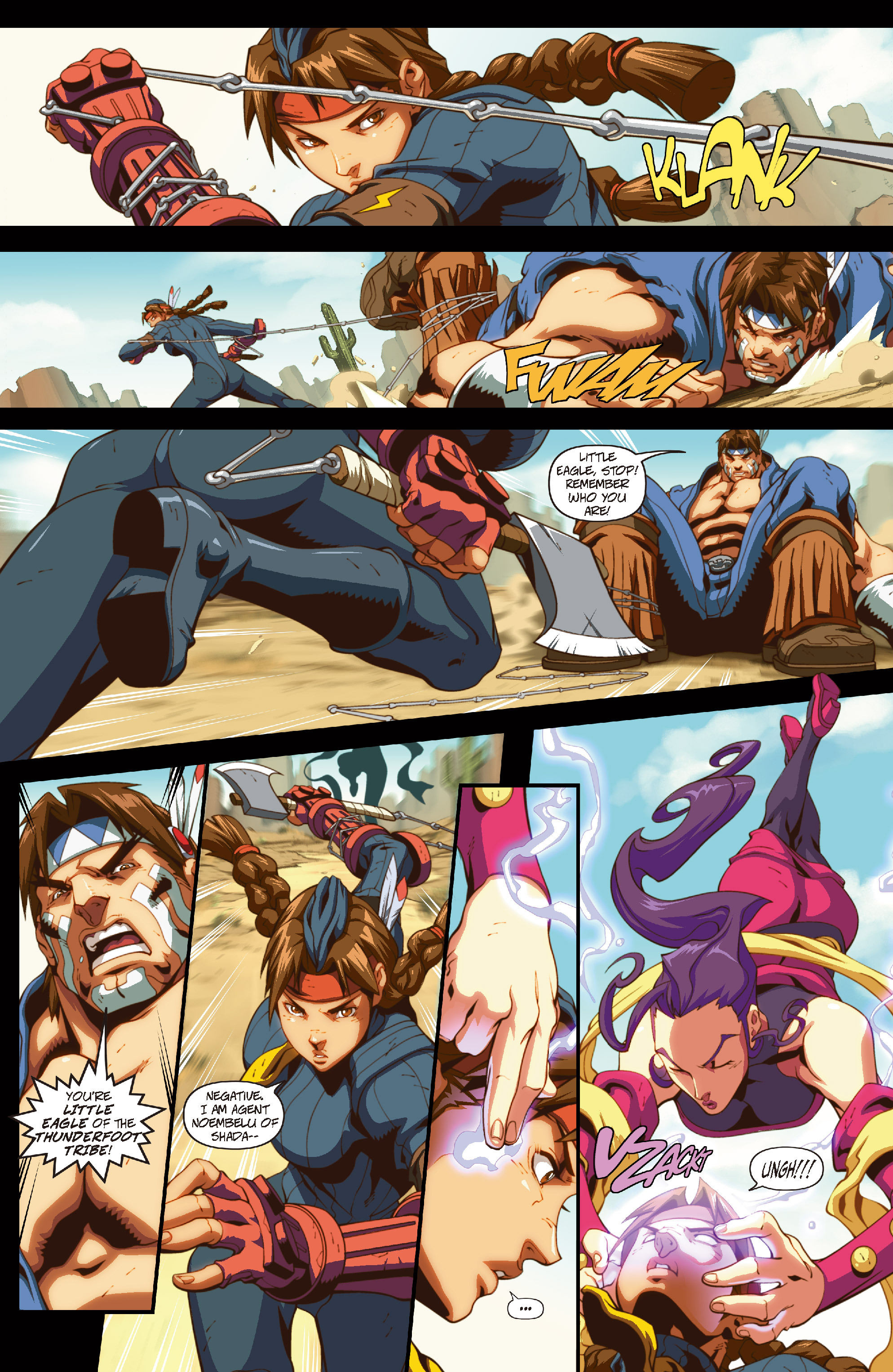 Read online Street Fighter II comic -  Issue #5 - 19