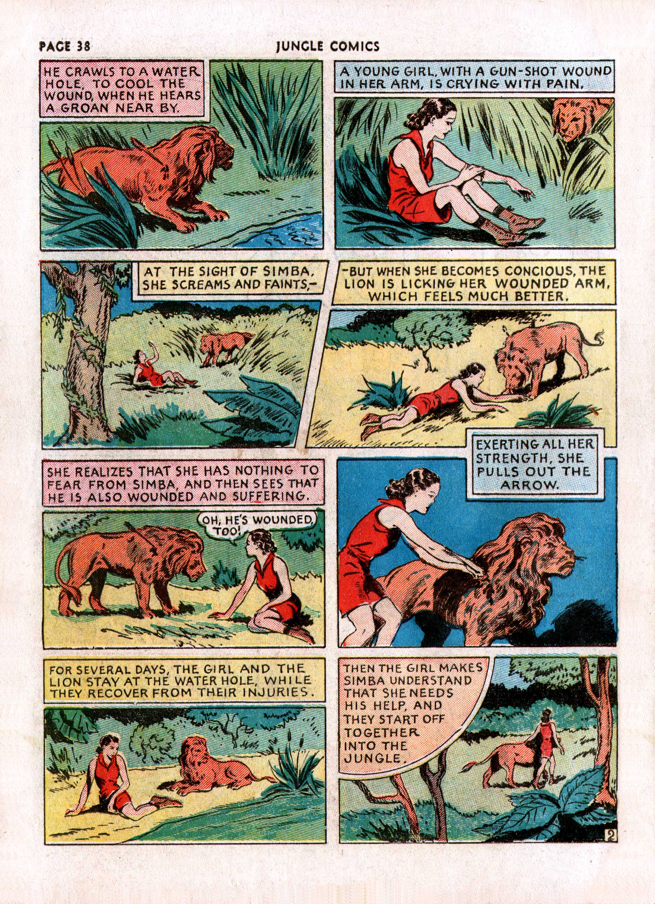 Read online Jungle Comics comic -  Issue #7 - 40