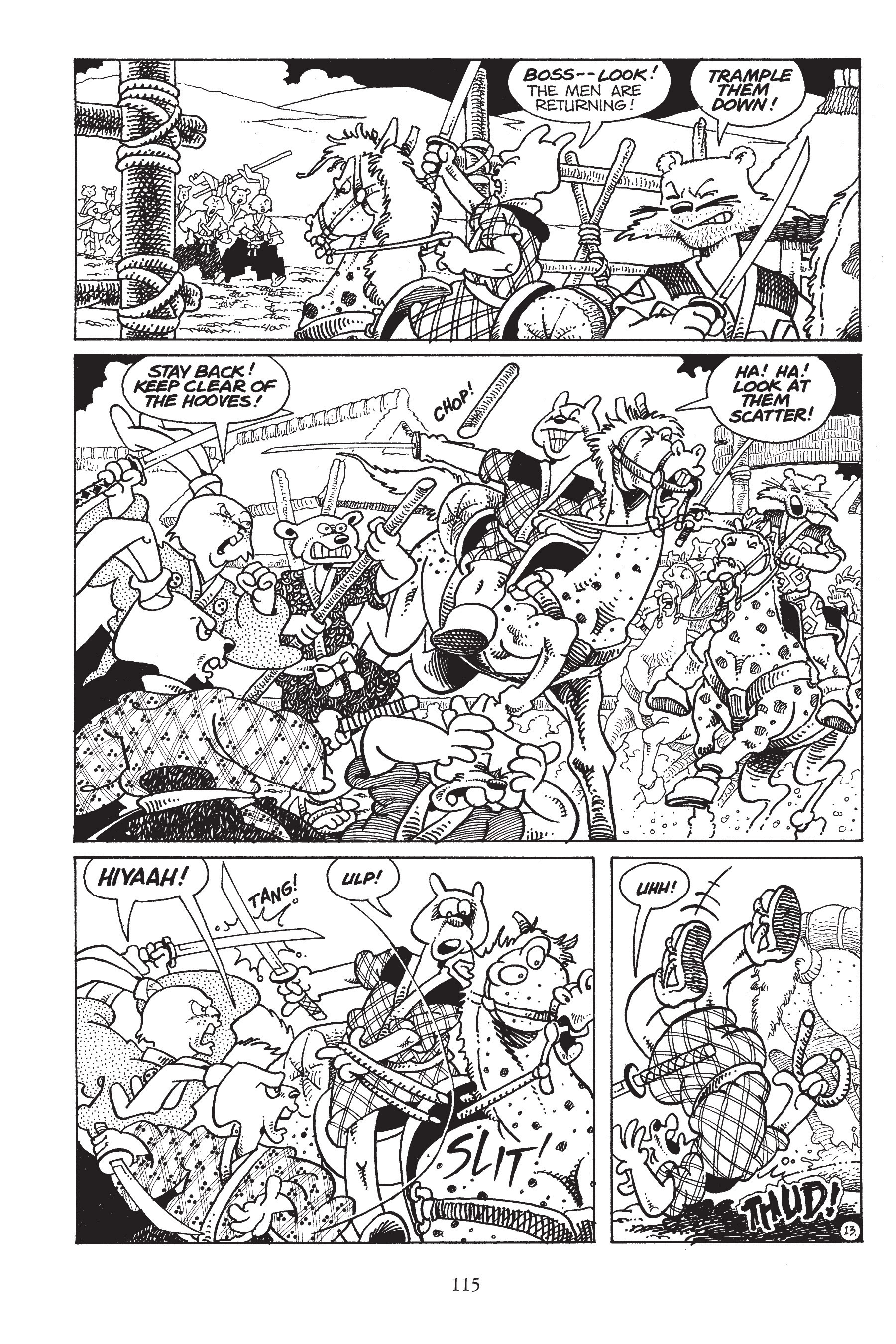Read online Usagi Yojimbo (1987) comic -  Issue # _TPB 6 - 114