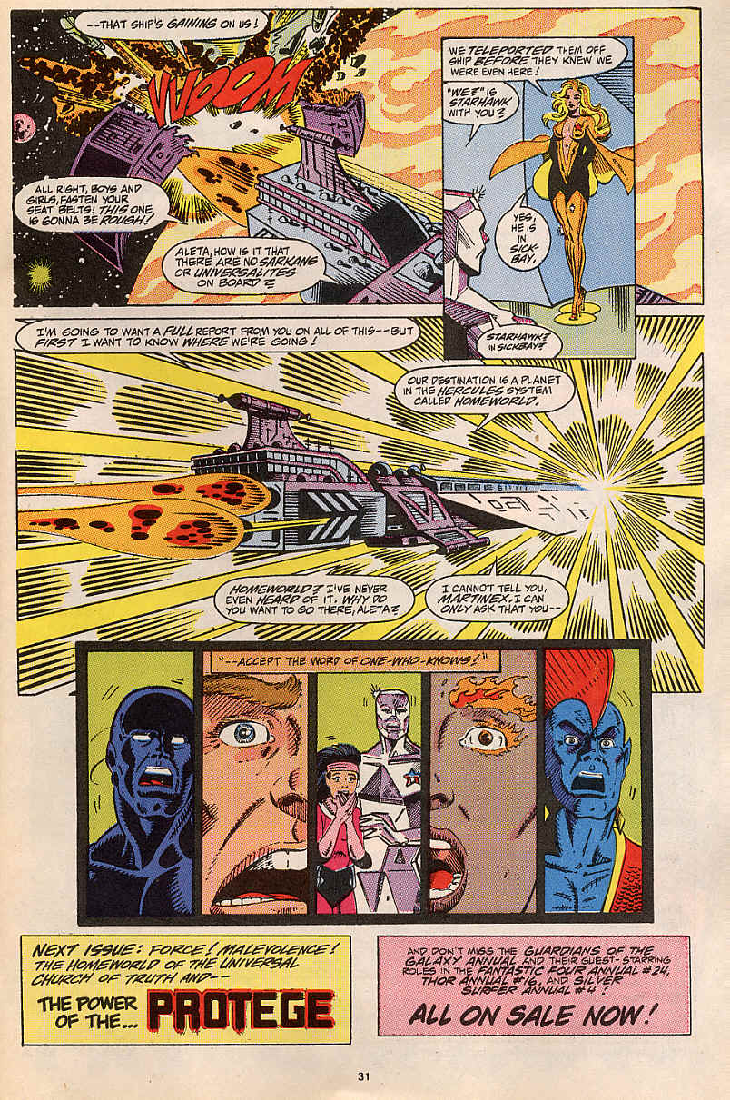 Read online Guardians of the Galaxy (1990) comic -  Issue #14 - 24