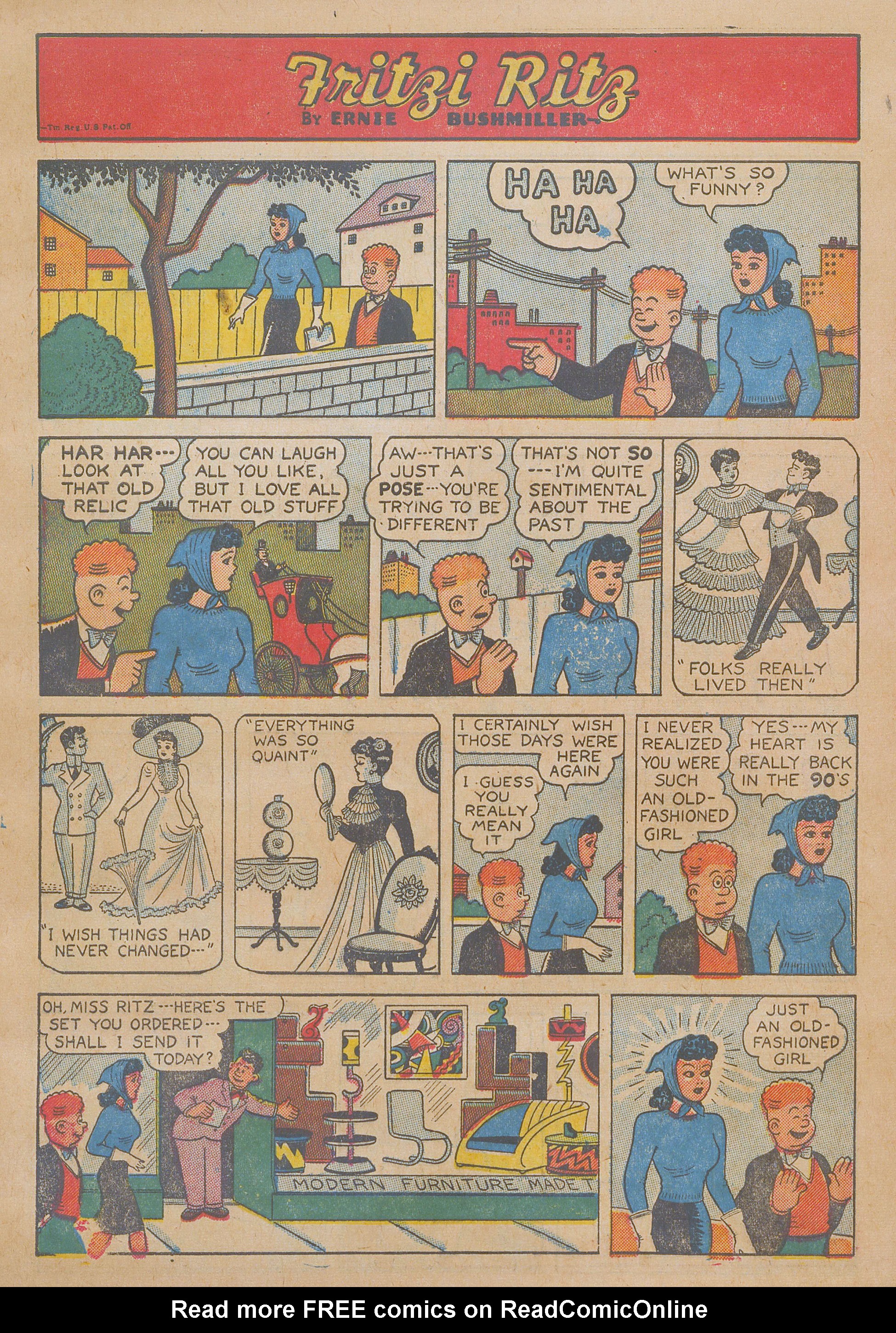 Read online Fritzi Ritz (1953) comic -  Issue #50 - 32