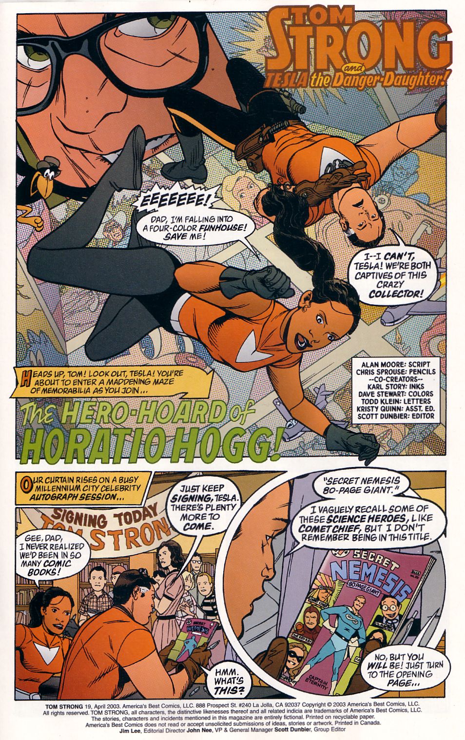 Read online Tom Strong comic -  Issue #19 - 19