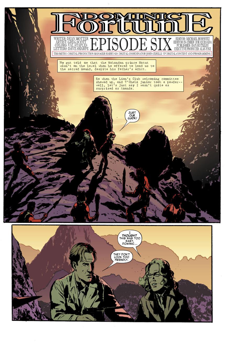 Read online Astonishing Tales: Dominic Fortune comic -  Issue #6 - 2