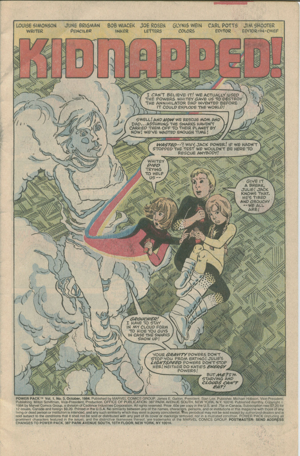 Read online Power Pack (1984) comic -  Issue #3 - 2