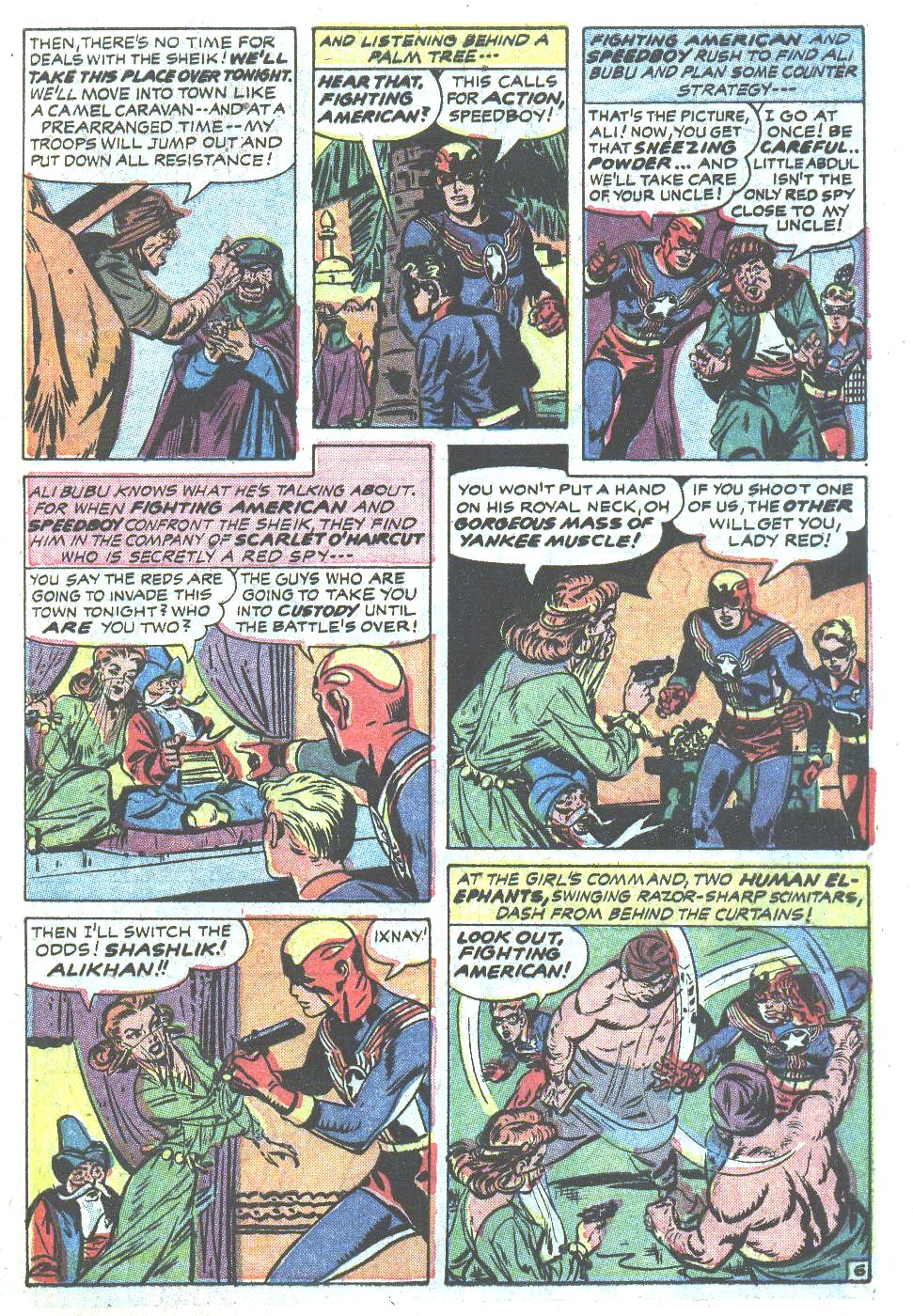 Read online Fighting American (1954) comic -  Issue #7 - 9