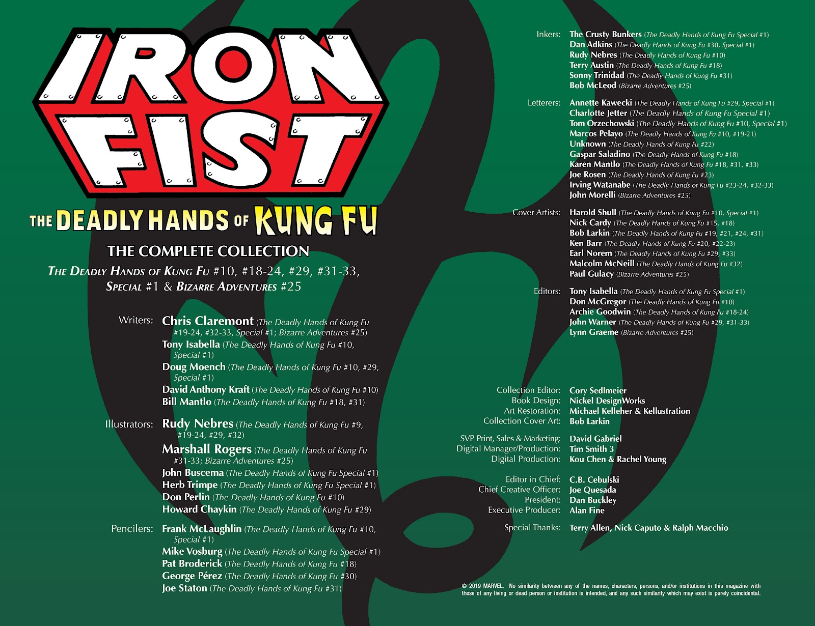 Iron Fist: The Deadly Hands of Kung Fu: The Complete Collection issue TPB (Part 1) - Page 3