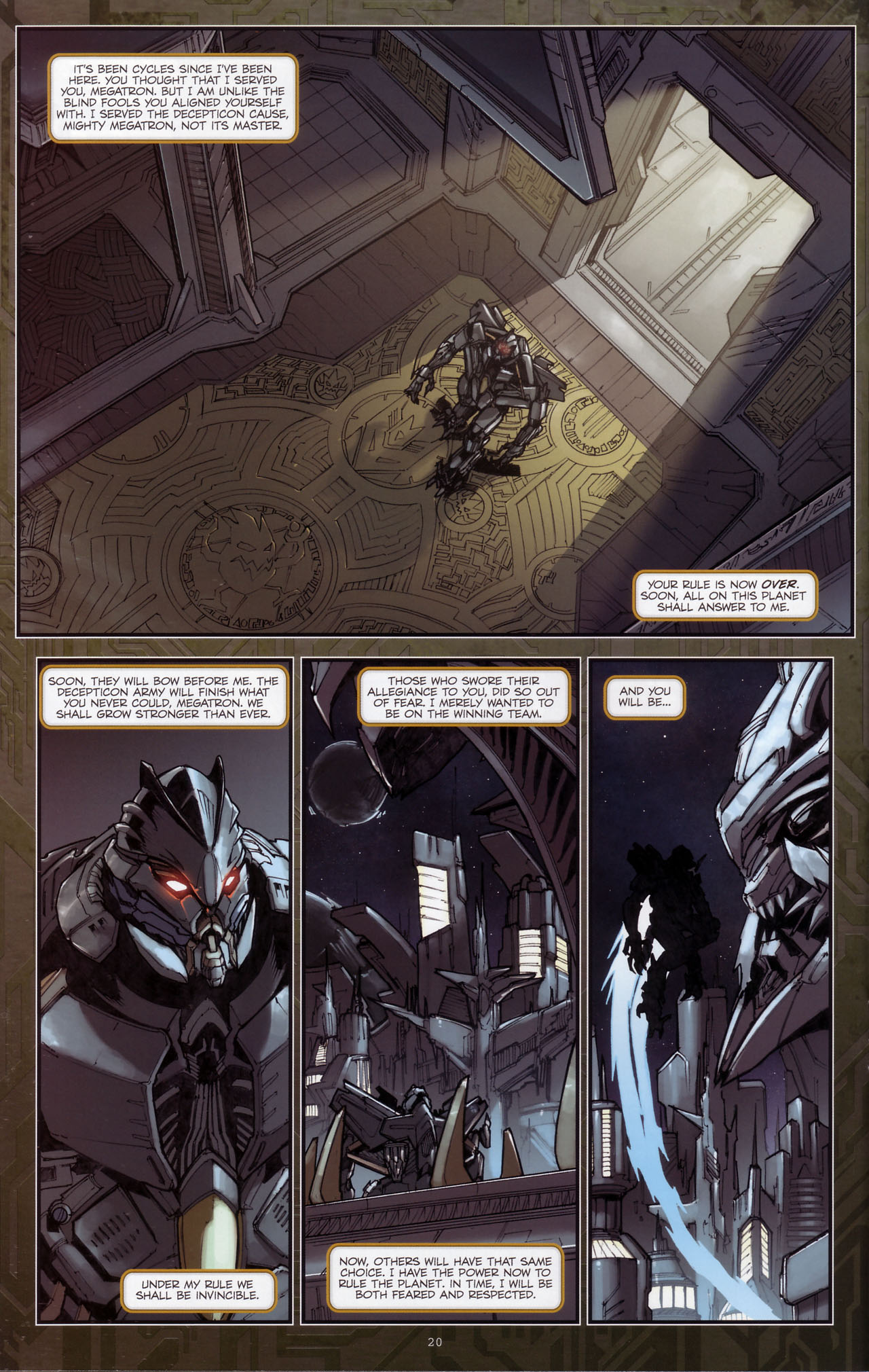 Read online Transformers: The Reign of Starscream comic -  Issue #3 - 21