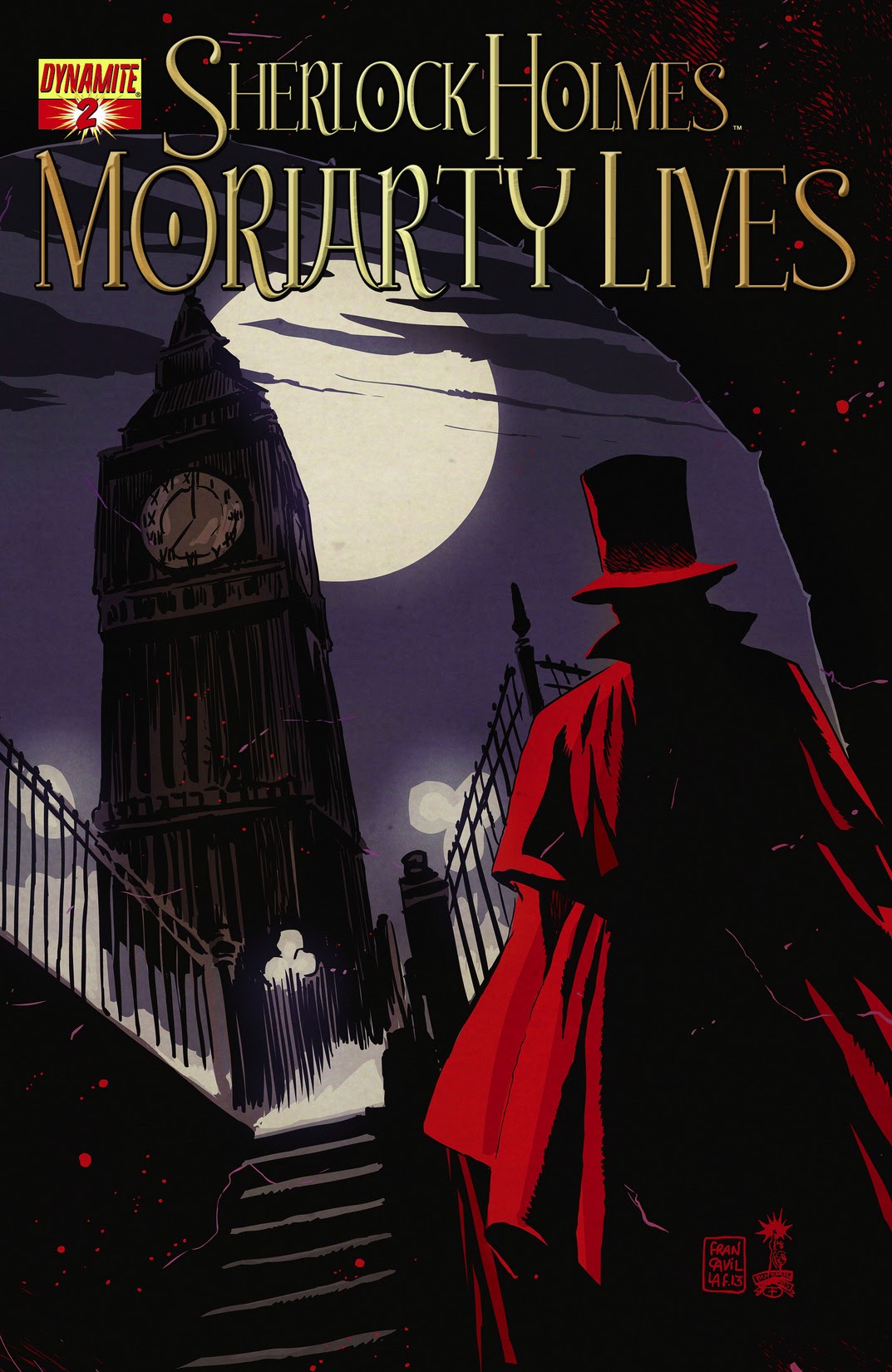Read online Sherlock Holmes: Moriarty Lives comic -  Issue #2 - 1
