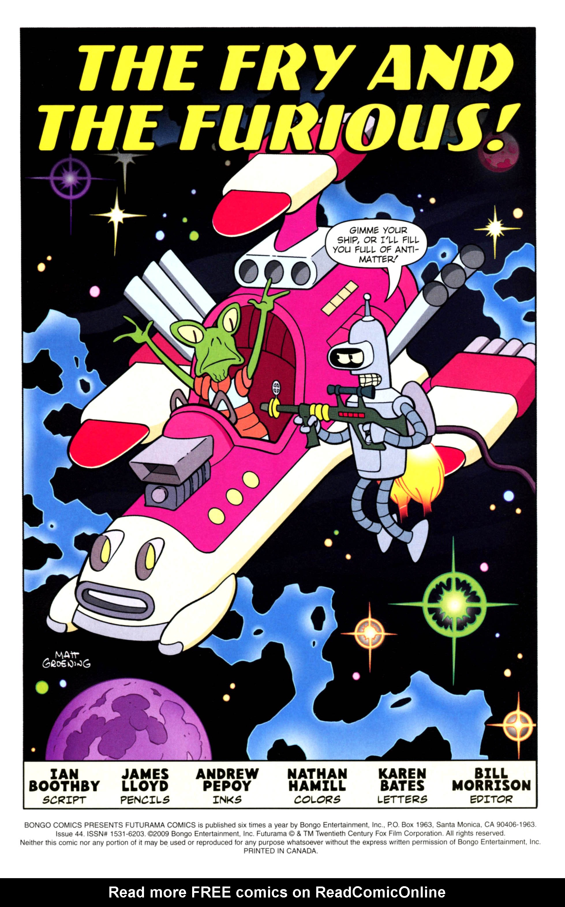 Read online Futurama Comics comic -  Issue #44 - 2