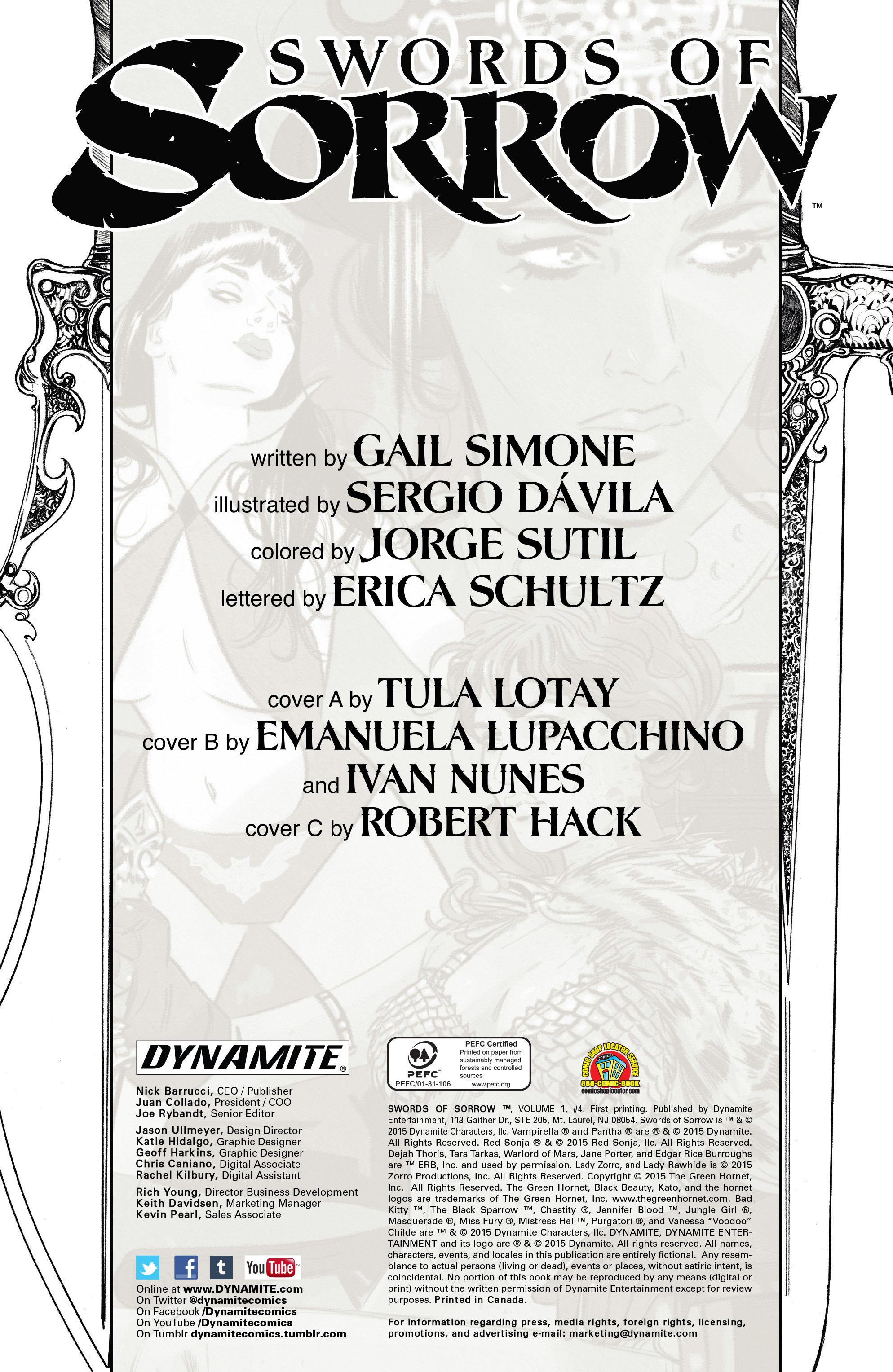 Read online Swords of Sorrow comic -  Issue #4 - 4