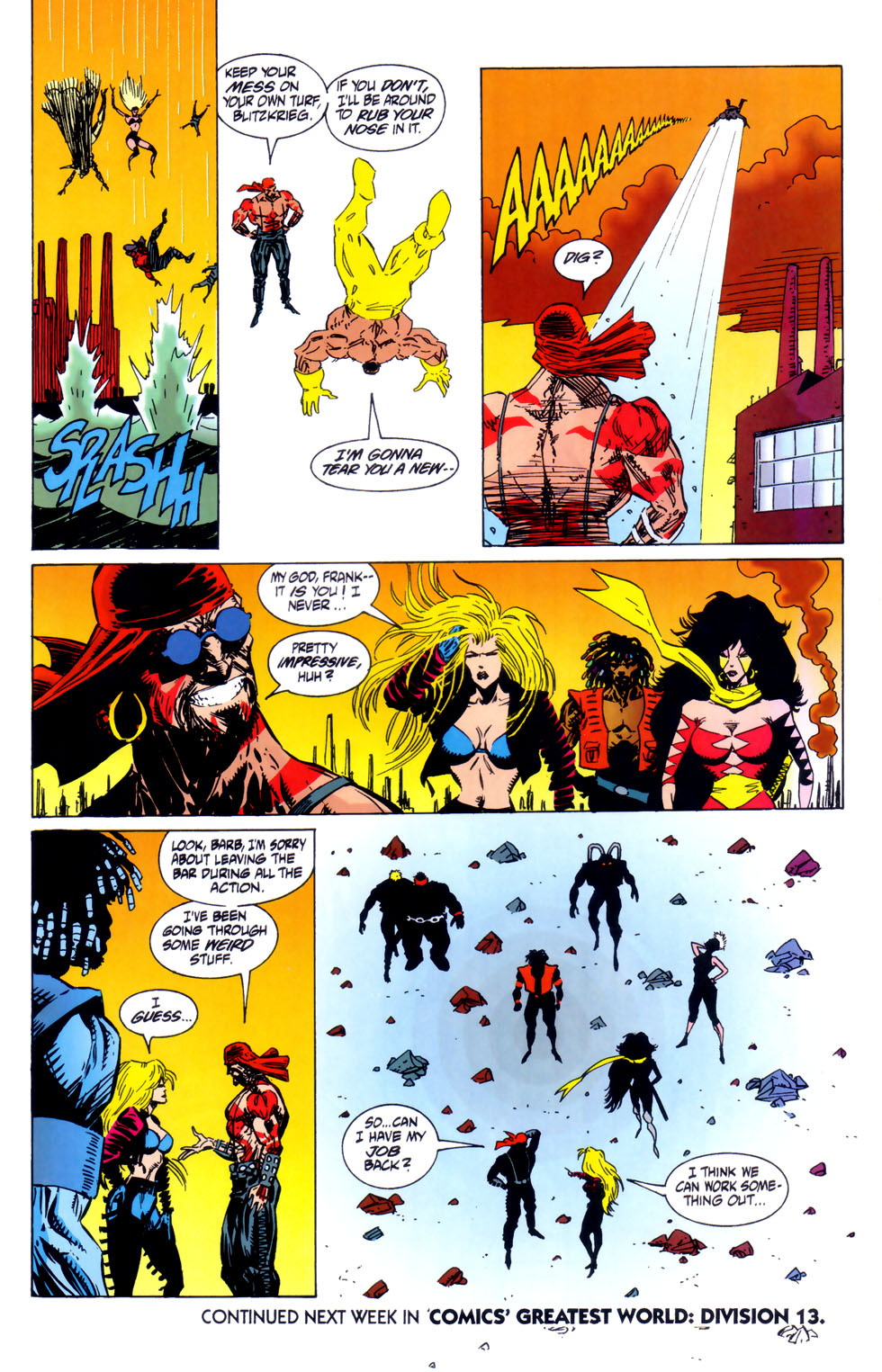 Read online Comics' Greatest World: Steel Harbor comic -  Issue #4 - 16