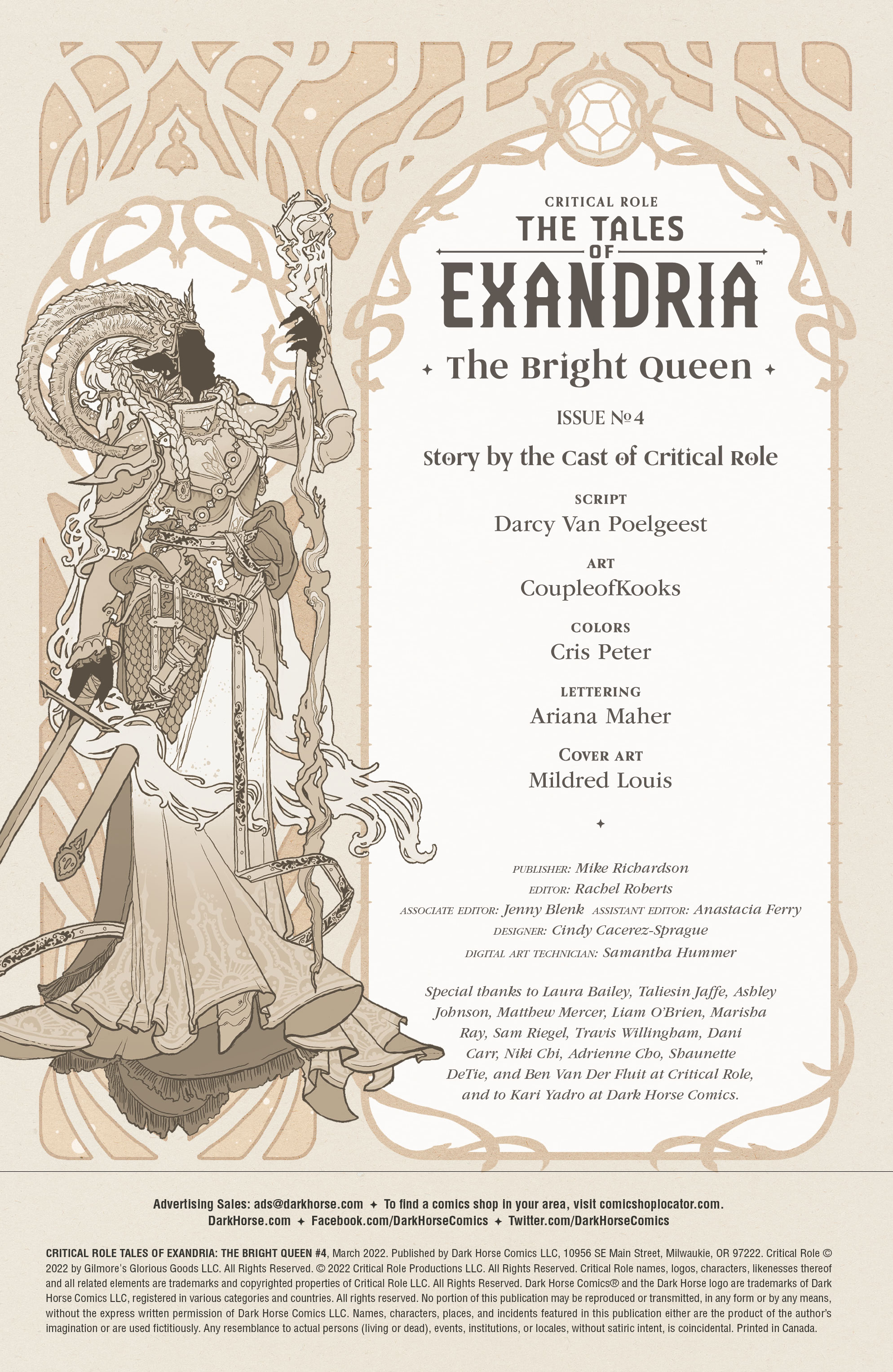 Read online Critical Role: The Tales of Exandria--The Bright Queen comic -  Issue #4 - 2