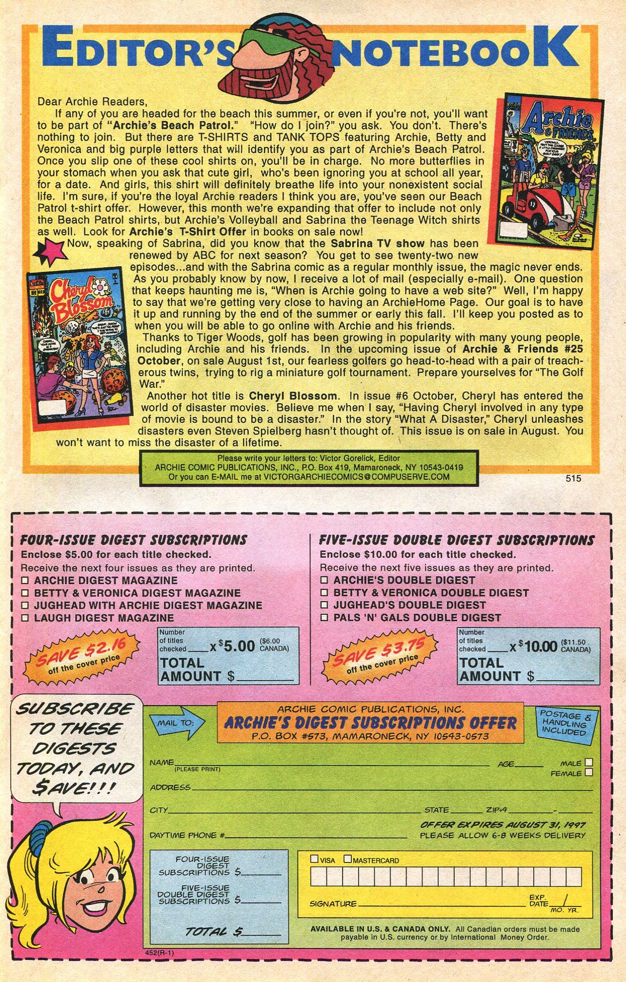 Read online Betty And Veronica: Summer Fun (1994) comic -  Issue #4 - 25