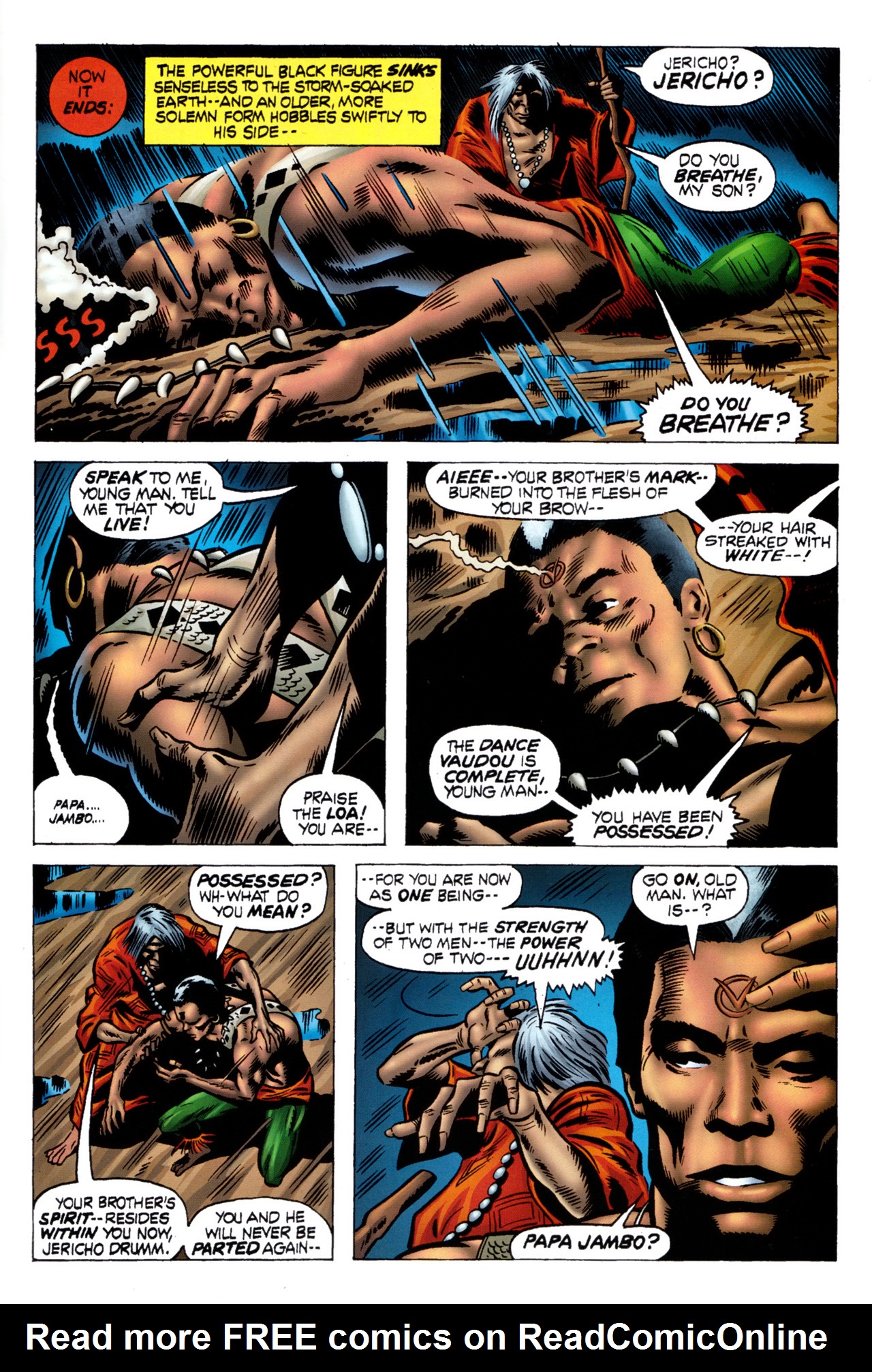 Read online Doctor Voodoo: The Origin of Jericho Drumm comic -  Issue # Full - 33