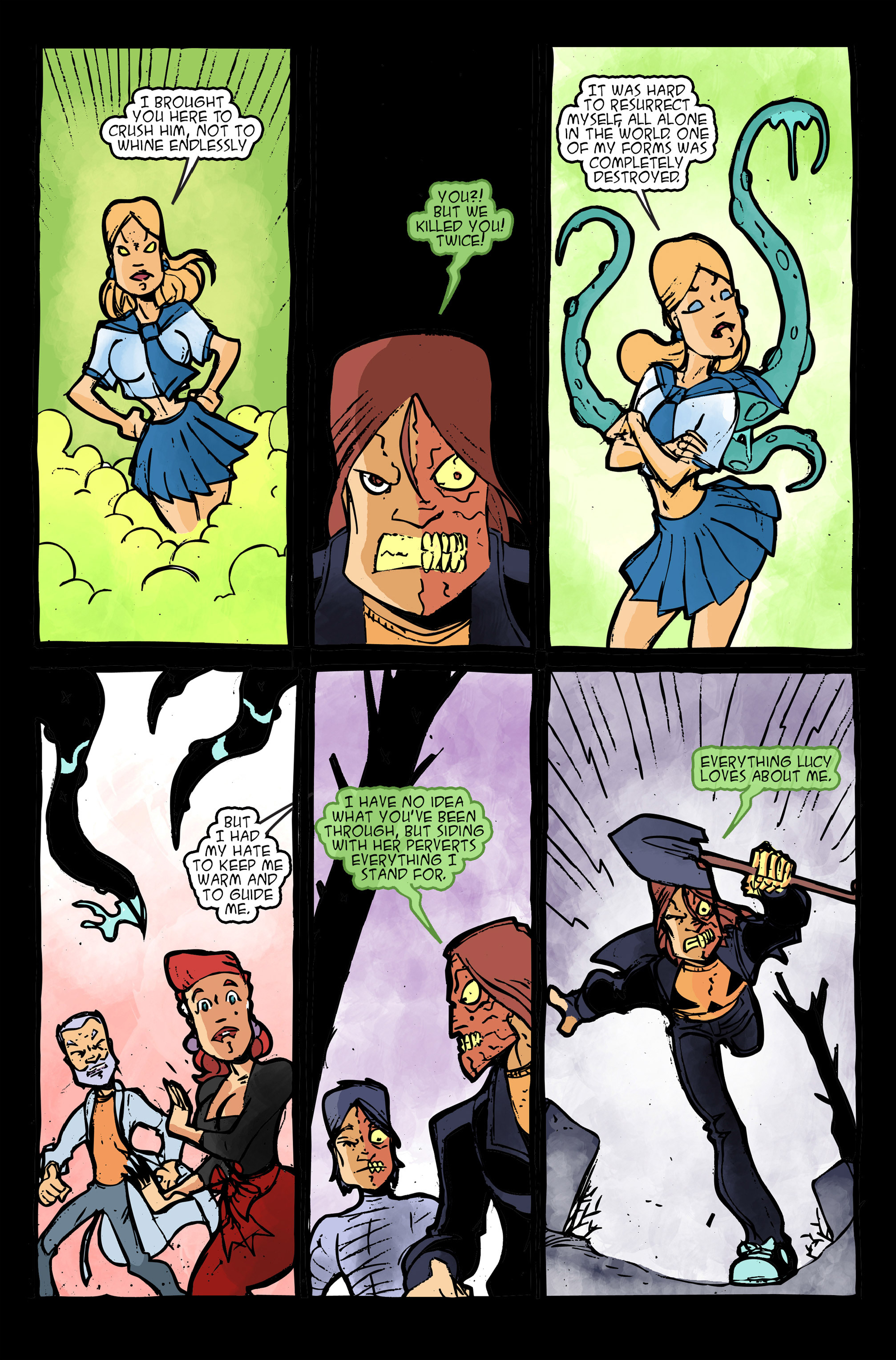 Read online Hack/Slash vs. Halloween Man Special comic -  Issue # Full - 64