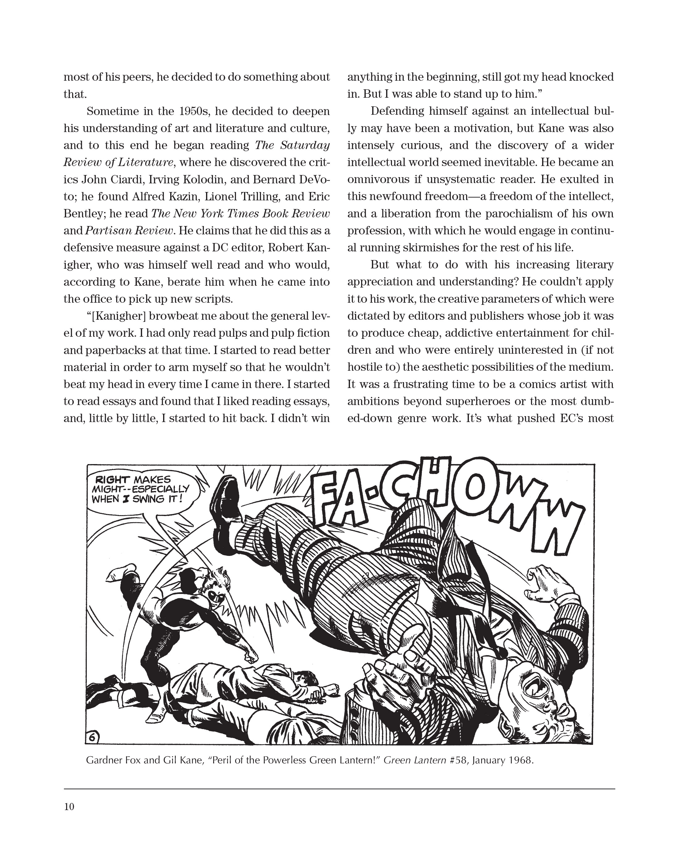 Read online Sparring With Gil Kane: Colloquies On Comic Art and Aesthetics comic -  Issue # TPB (Part 1) - 10