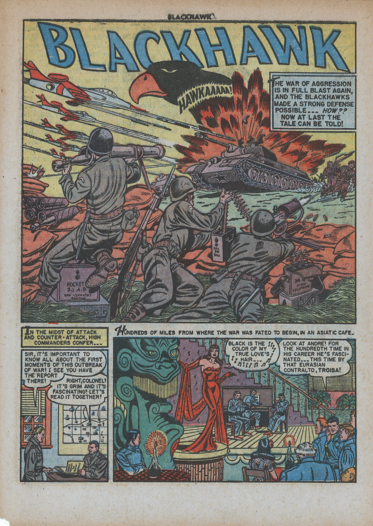 Read online Blackhawk (1957) comic -  Issue #39 - 42