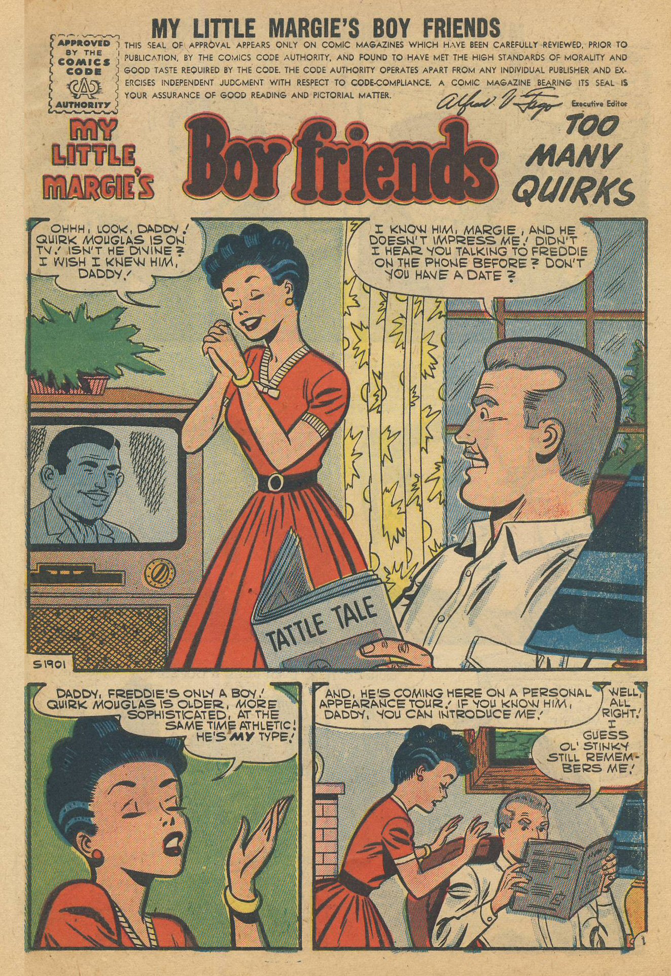 Read online My Little Margie's Boy Friends comic -  Issue #8 - 3