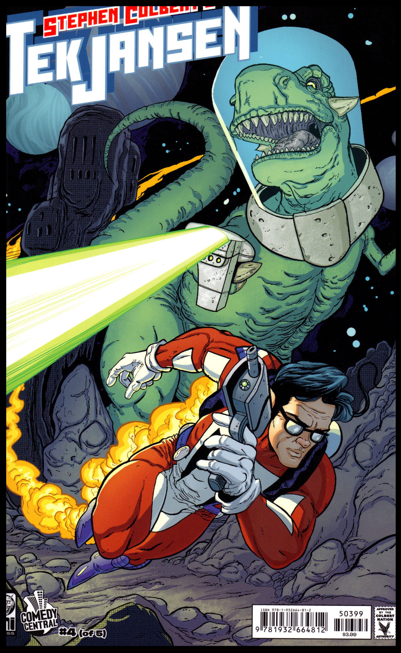 Read online Stephen Colbert's Tek Jansen comic -  Issue #4 - 19