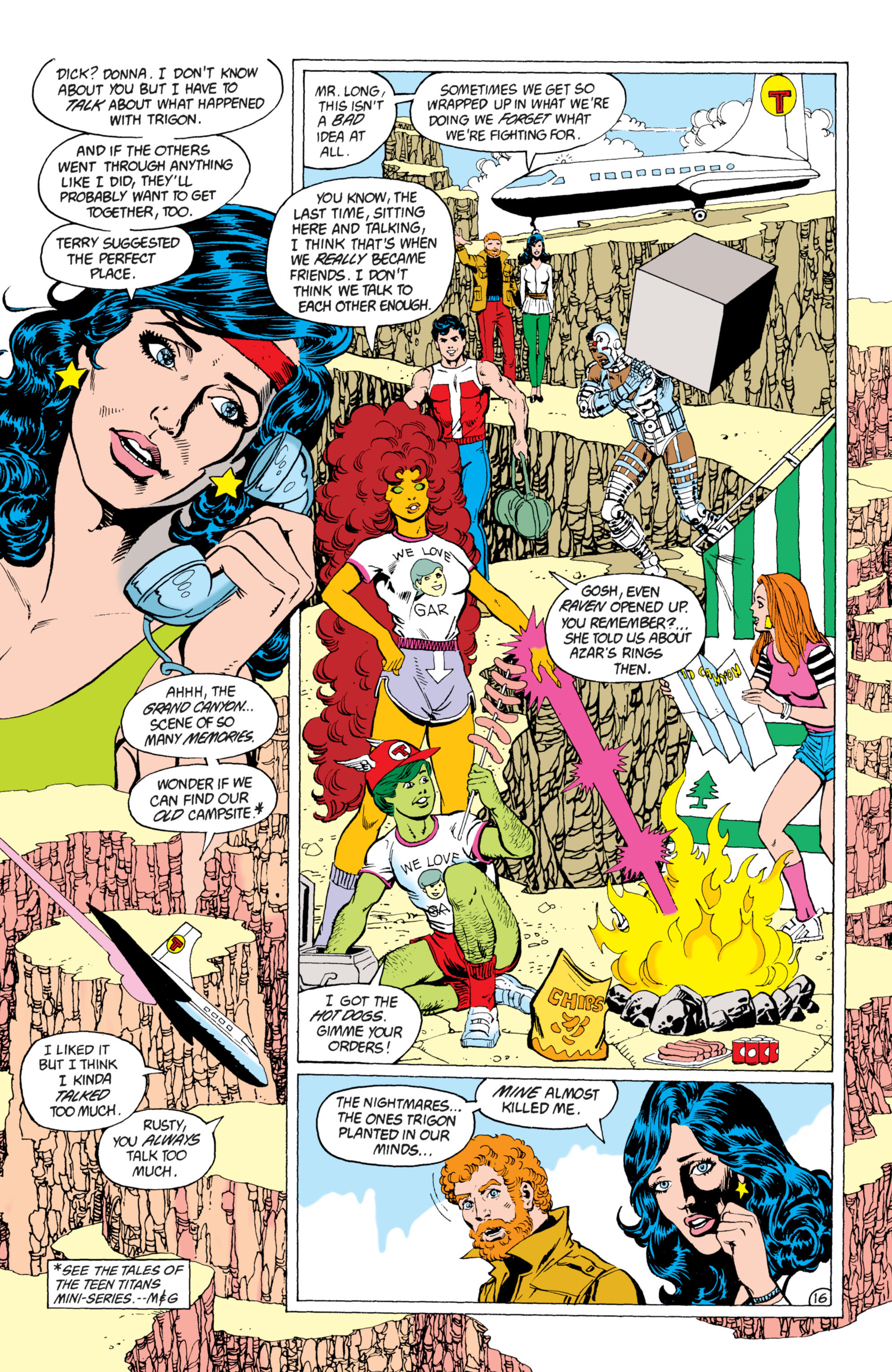 Read online The New Teen Titans (1984) comic -  Issue #6 - 16