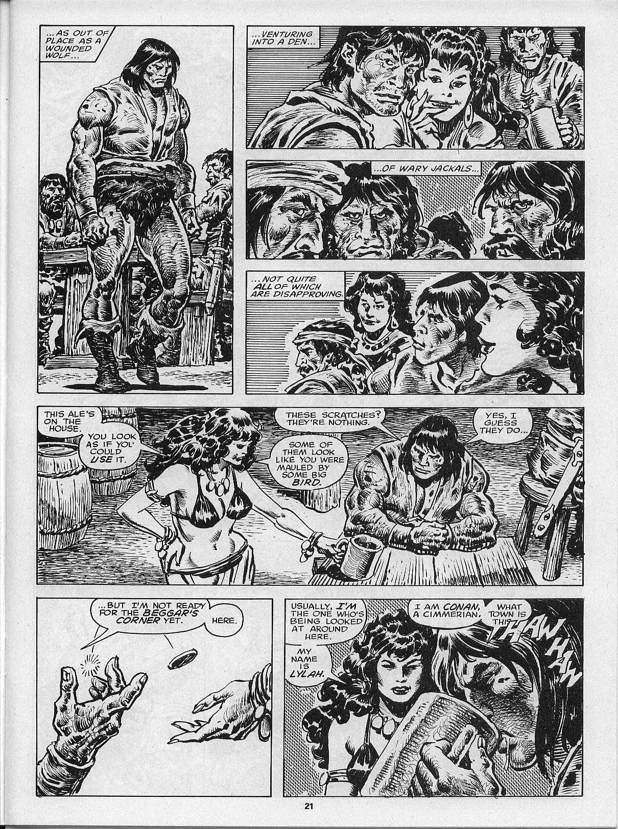 Read online The Savage Sword Of Conan comic -  Issue #200 - 23