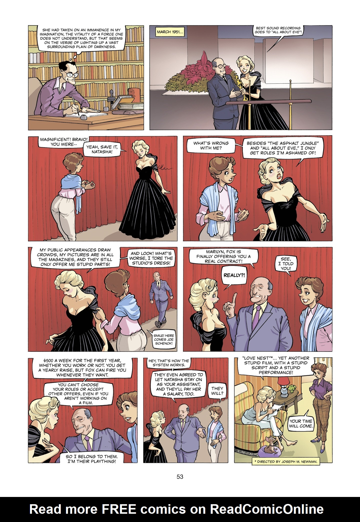 Read online The Stars of History: Marilyn Monroe comic -  Issue # TPB - 53