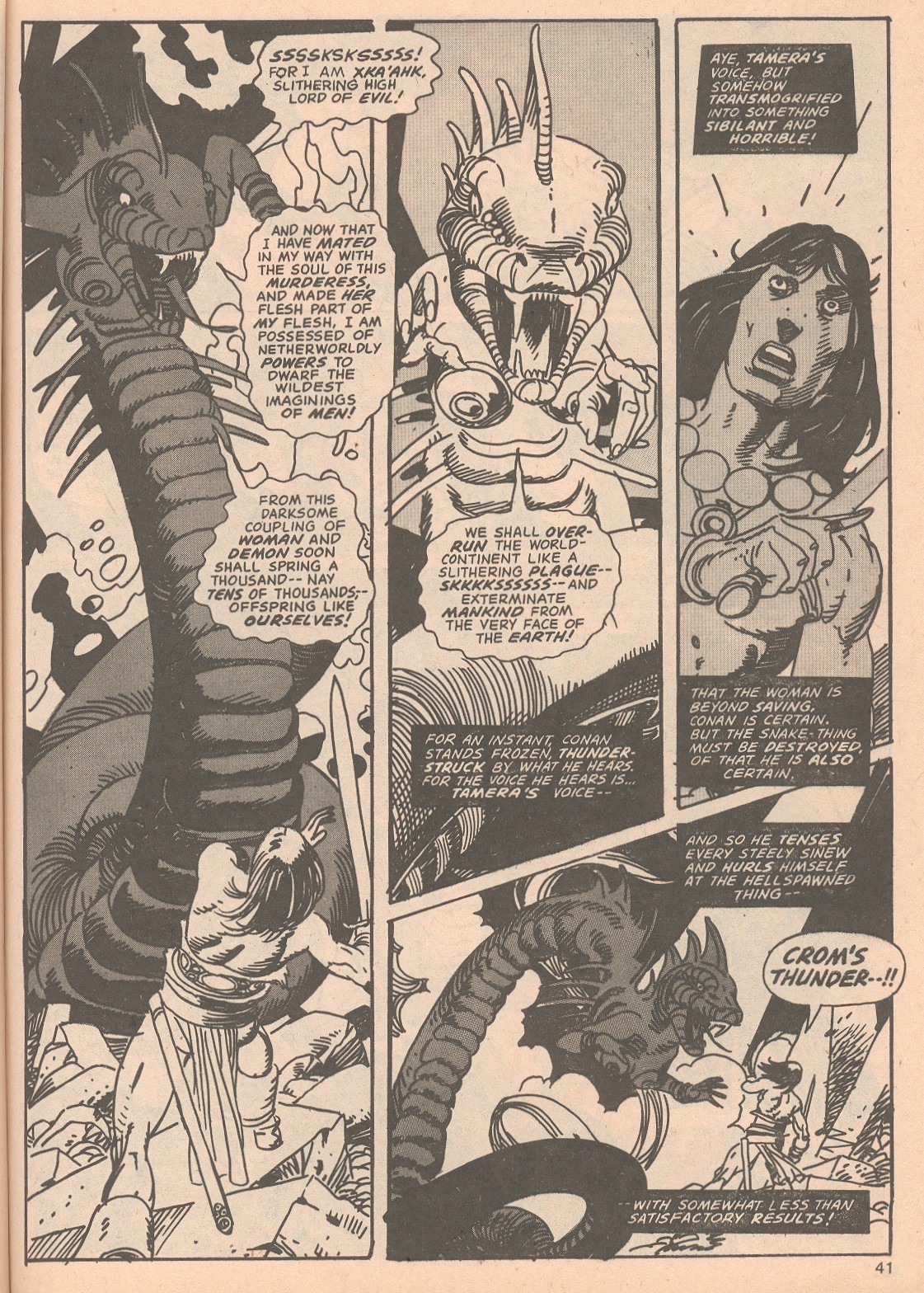 Read online The Savage Sword Of Conan comic -  Issue #65 - 41