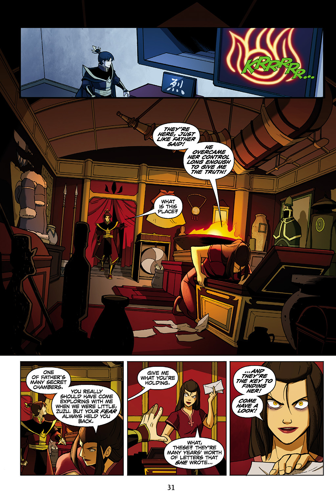 Read online Nickelodeon Avatar: The Last Airbender - The Search comic -  Issue # Part 1 - 32