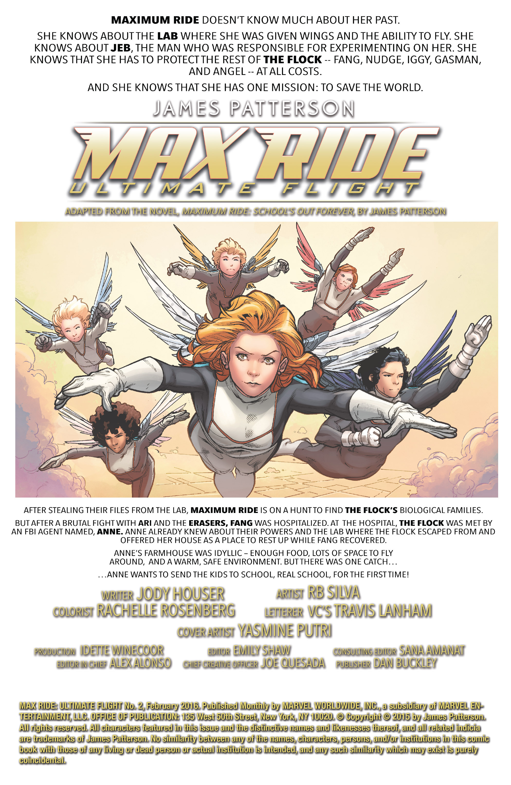 Read online Max Ride: Ultimate Flight comic -  Issue #2 - 2