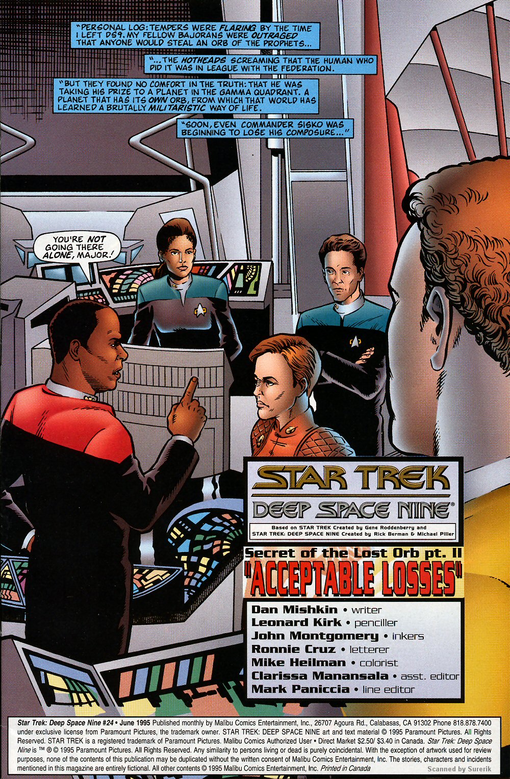 Read online Star Trek: Deep Space Nine (1993) comic -  Issue #24 - 3