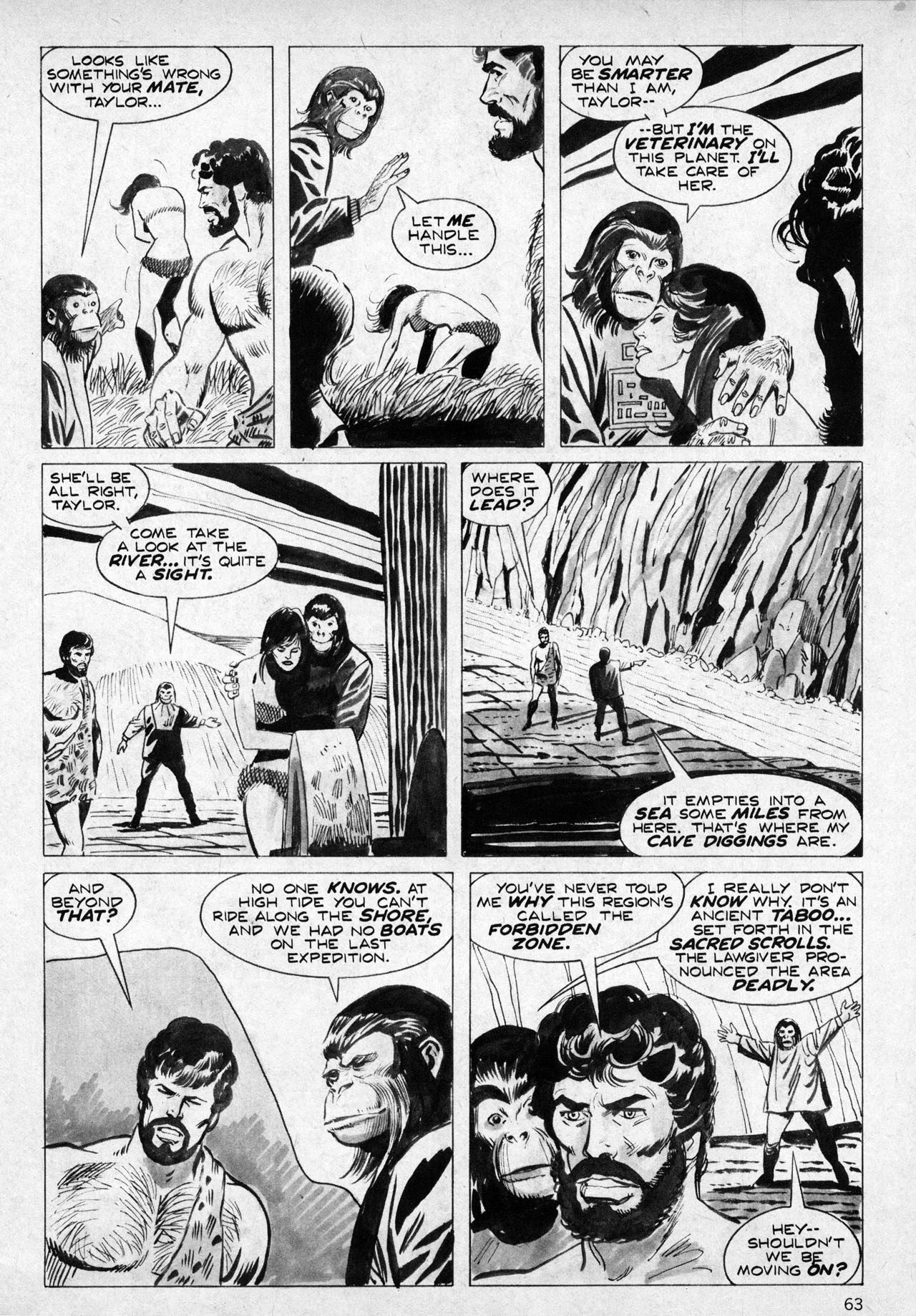 Read online Planet of the Apes comic -  Issue #5 - 59