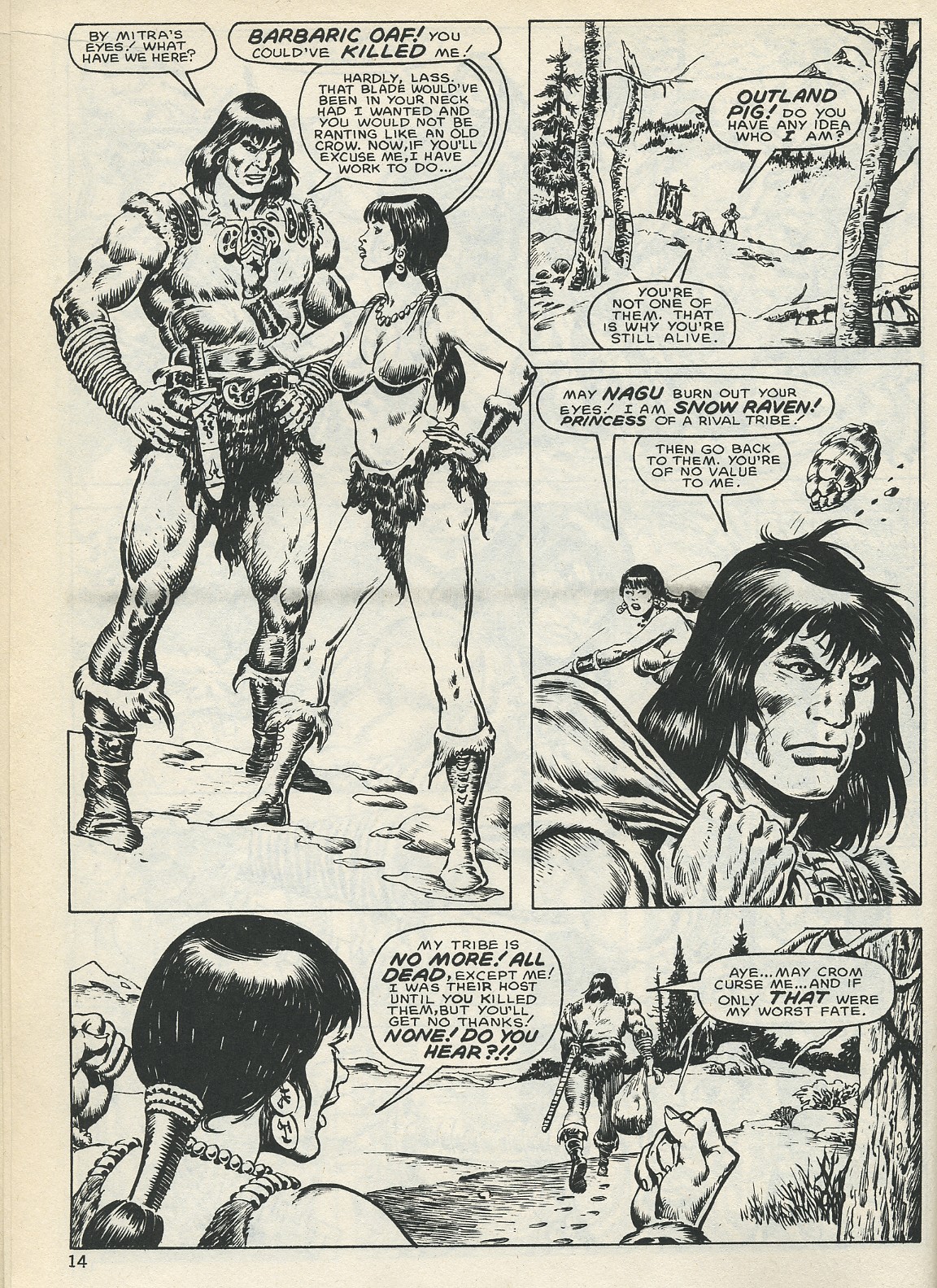 Read online The Savage Sword Of Conan comic -  Issue #132 - 14