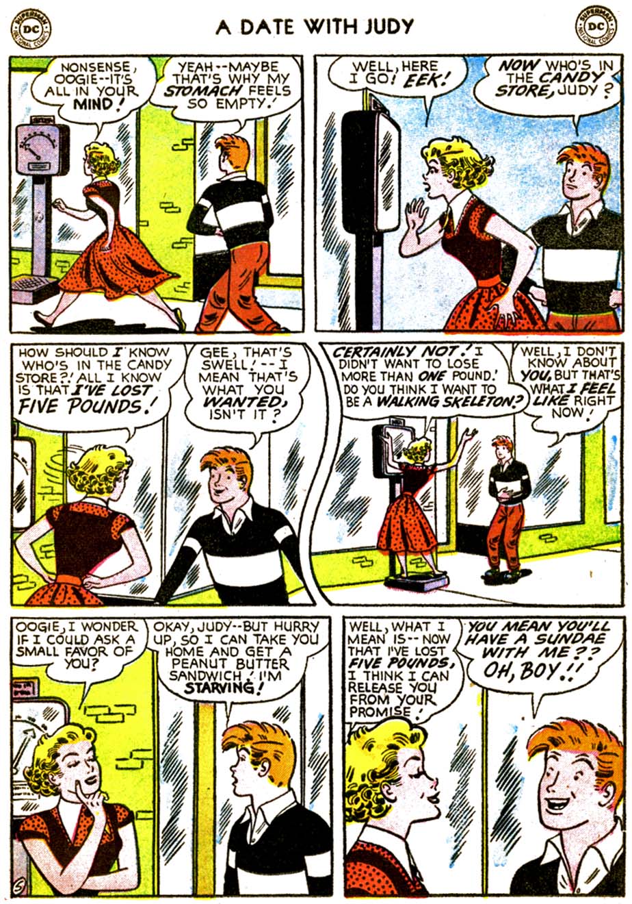 Read online A Date with Judy comic -  Issue #50 - 7