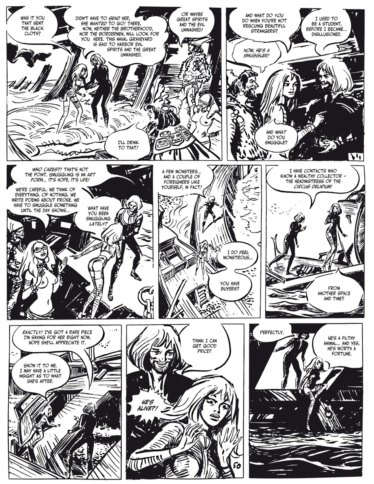 Read online Barbarella and The Wrath of the Minute-Eater comic -  Issue # TPB - 55