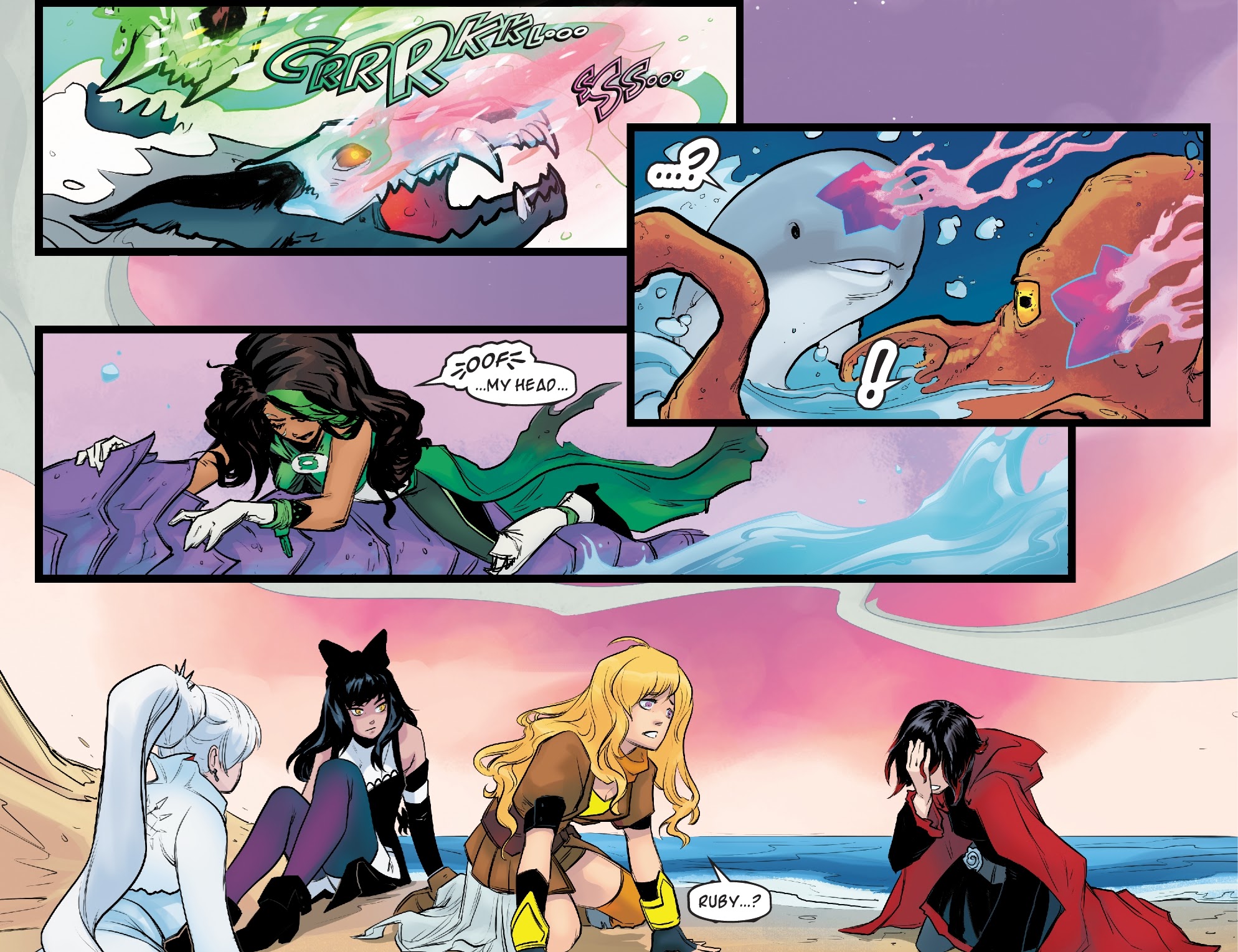 Read online RWBY/Justice League comic -  Issue #13 - 4
