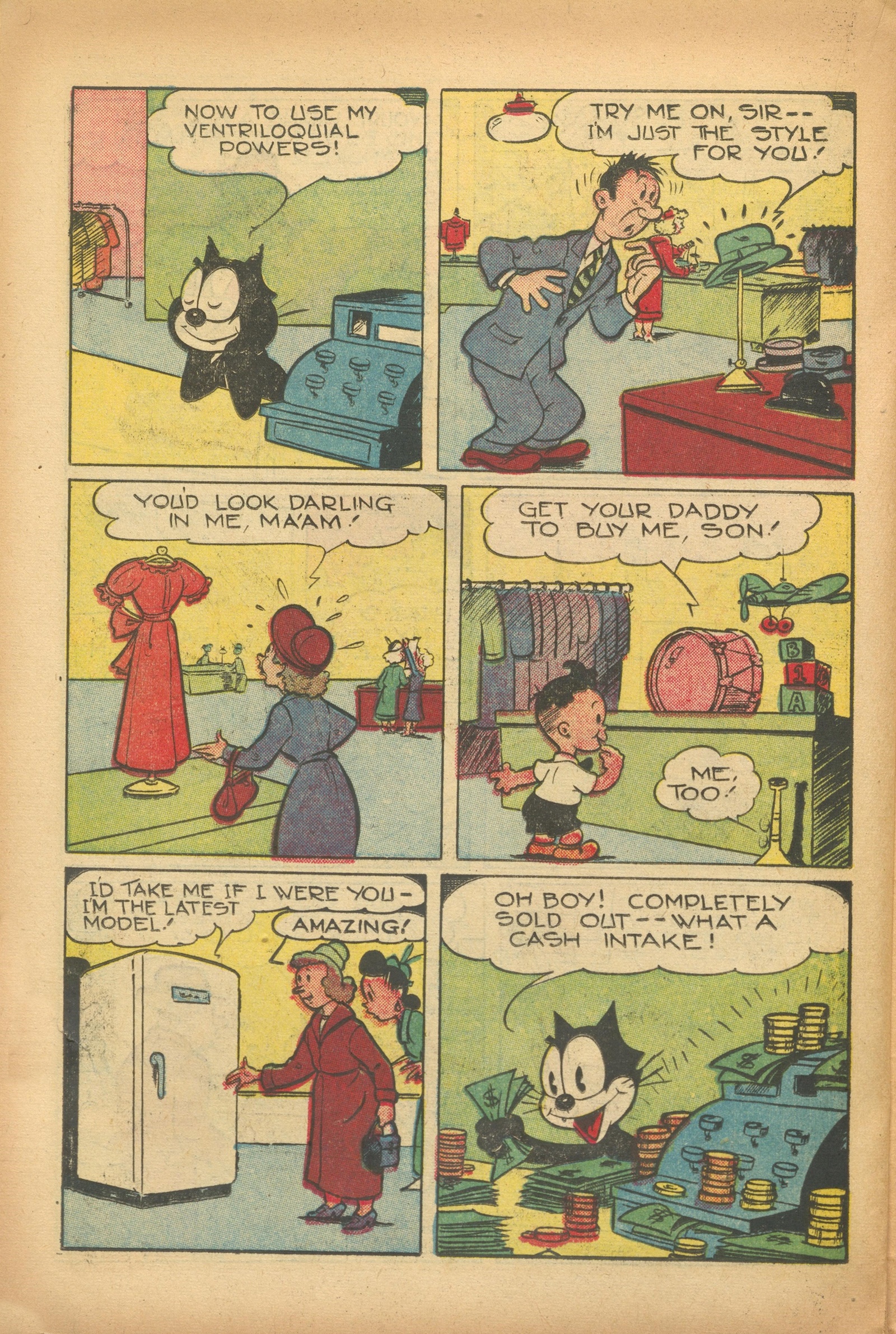 Read online Felix the Cat (1951) comic -  Issue #22 - 24