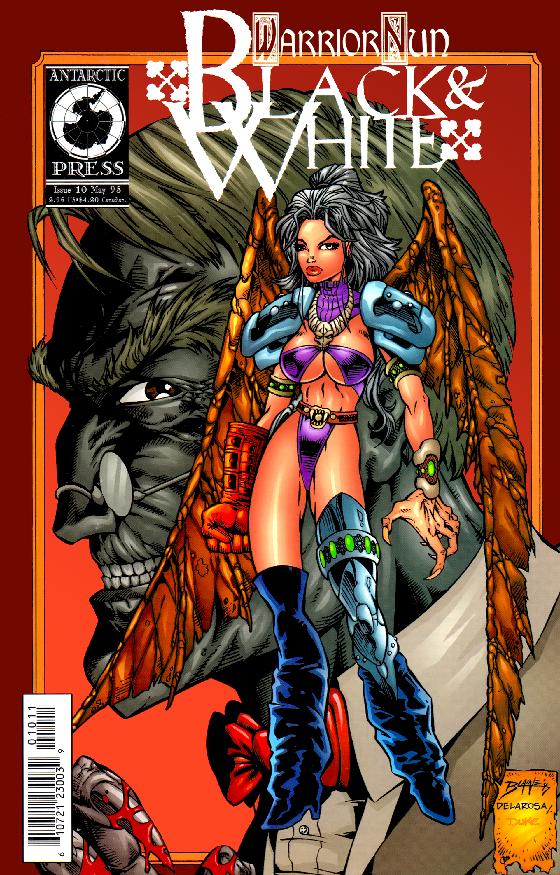 Read online Warrior Nun: Black & White comic -  Issue #10 - 1