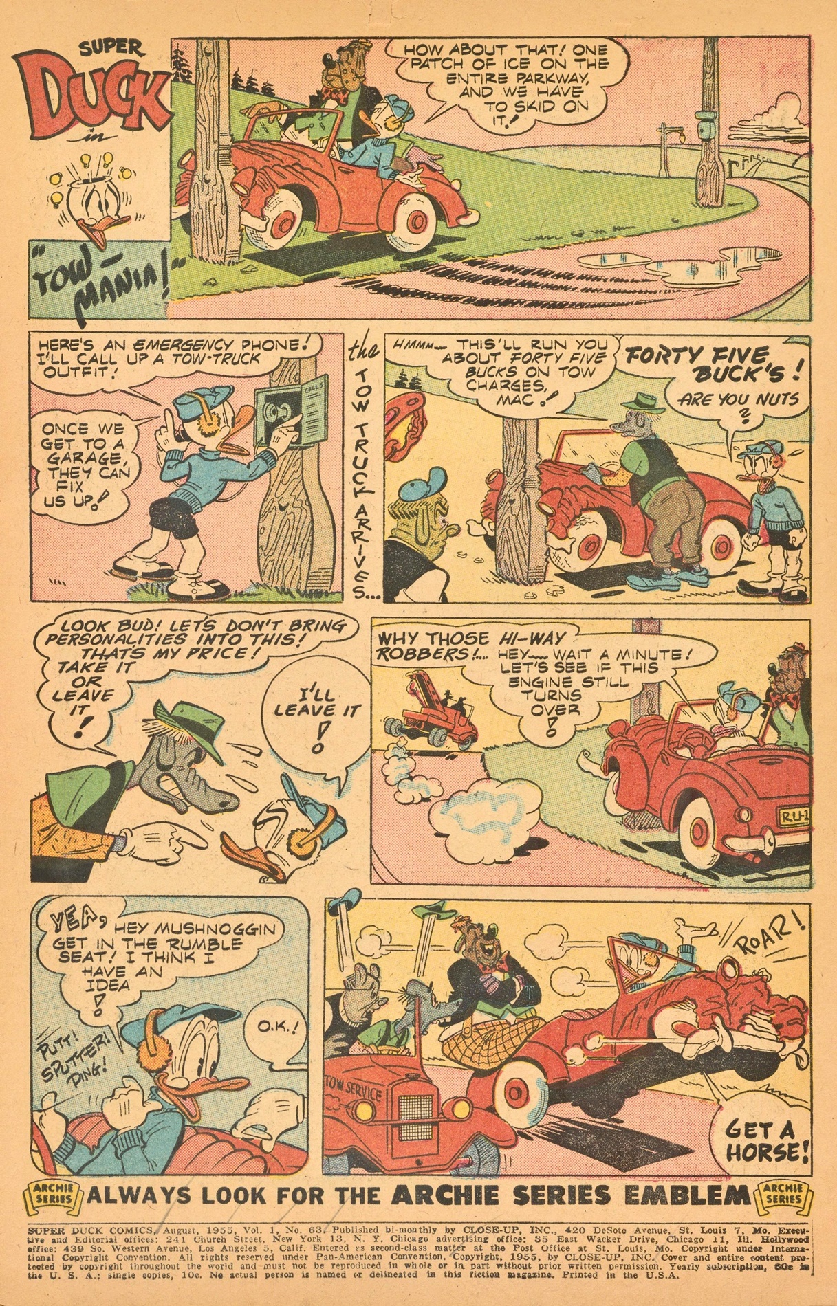 Read online Super Duck Comics comic -  Issue #63 - 3