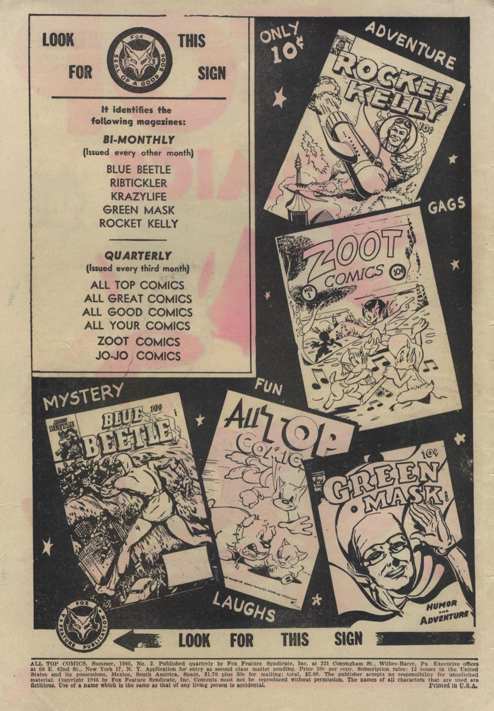 Read online All Top Comics (1946) comic -  Issue #2 - 2