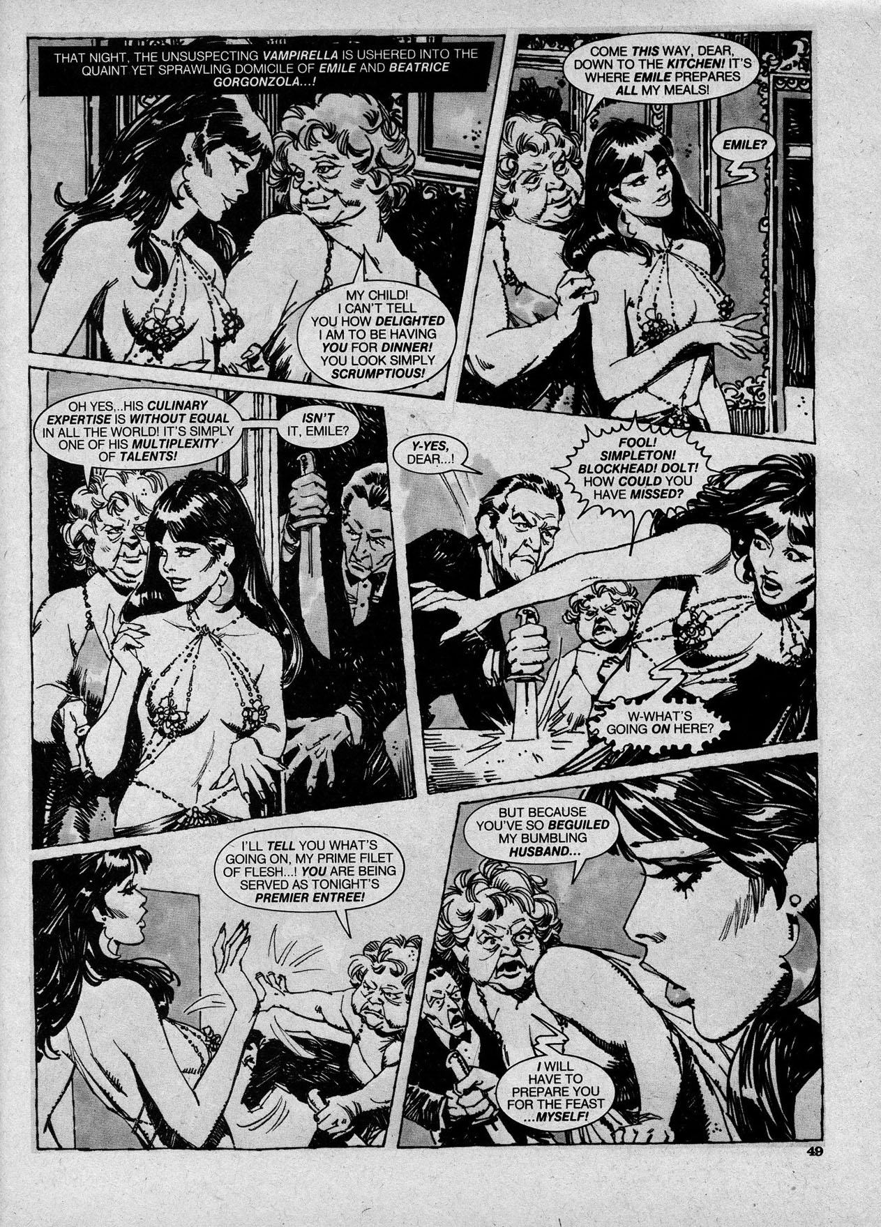 Read online Vampirella (1969) comic -  Issue #105 - 49