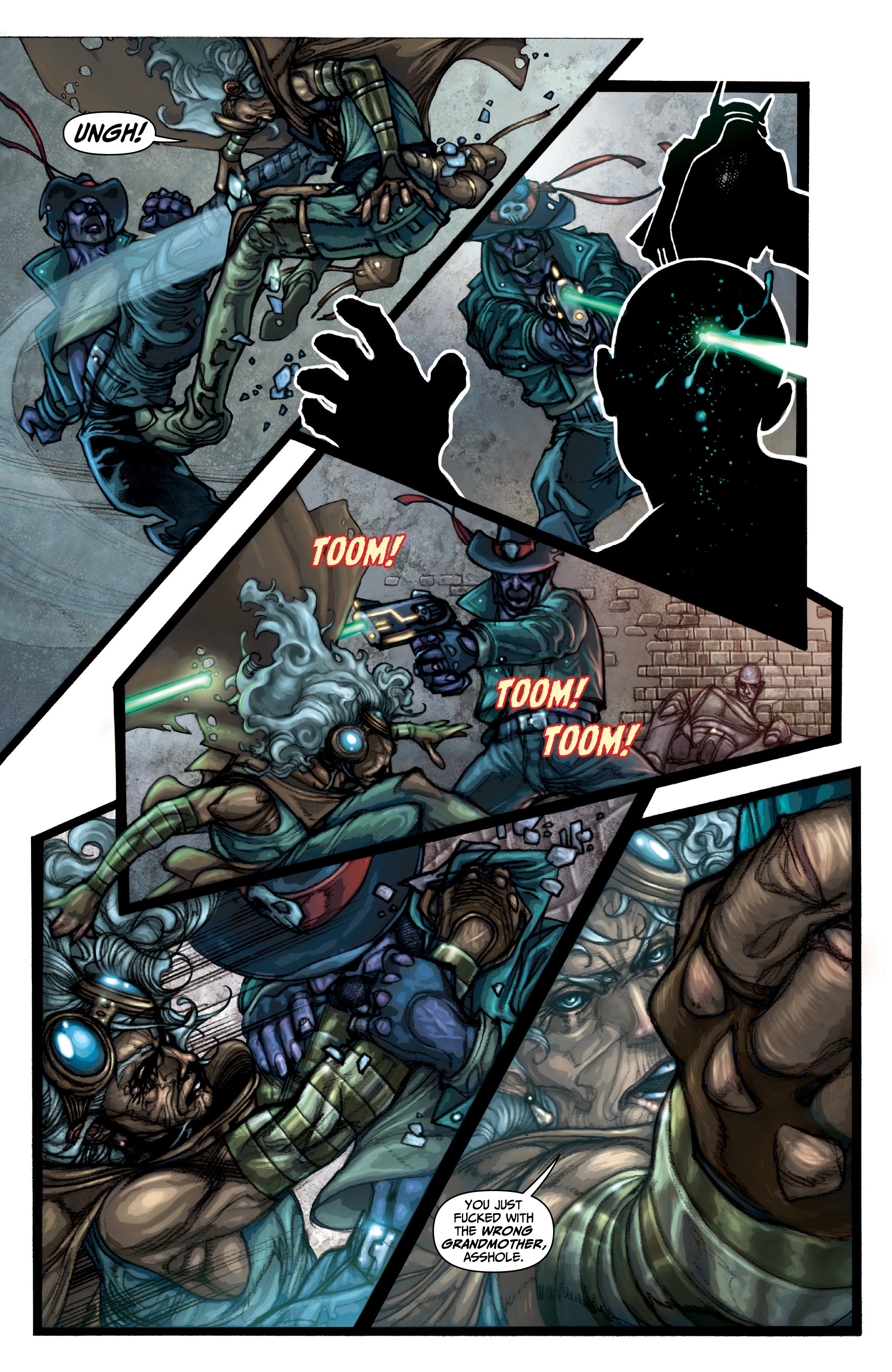 Read online Sharkey the Bounty Hunter comic -  Issue #3 - 4